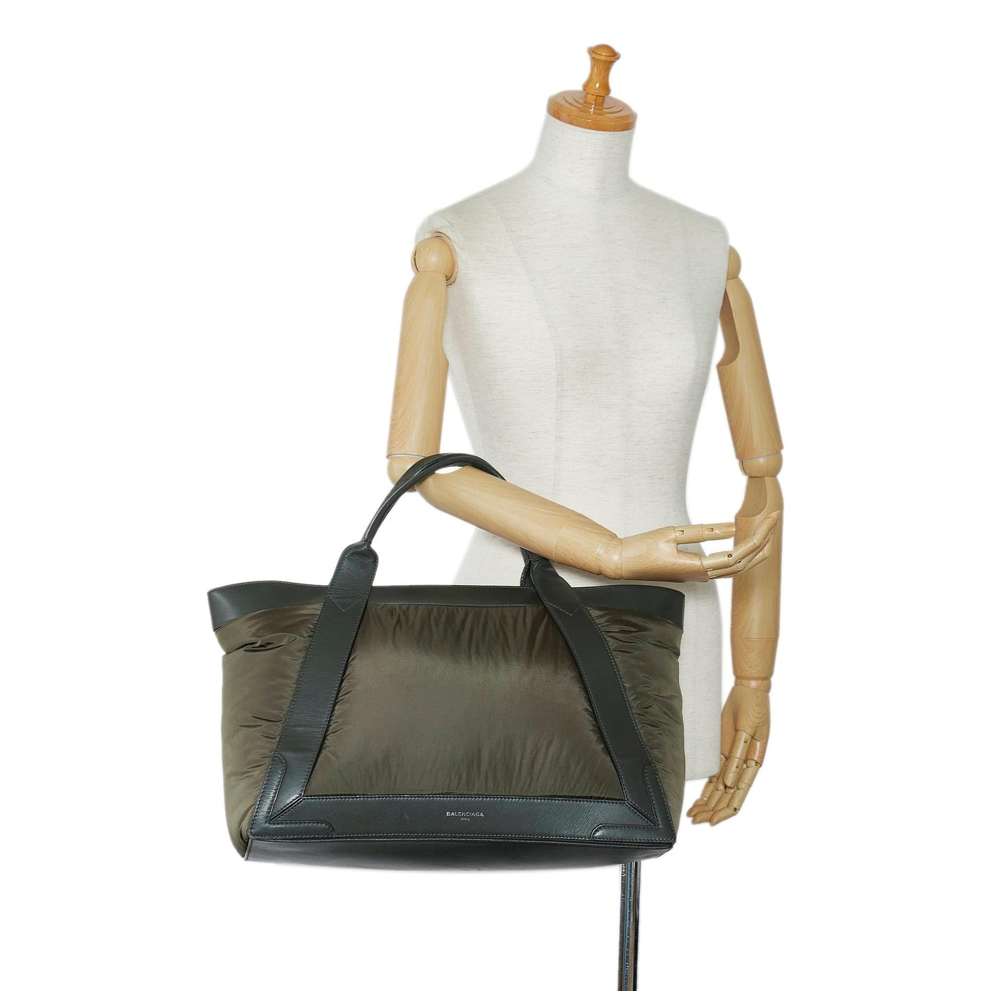 Luxury Balenciaga  Navy Cabas Tote Bag (SHG-NK6SLM)