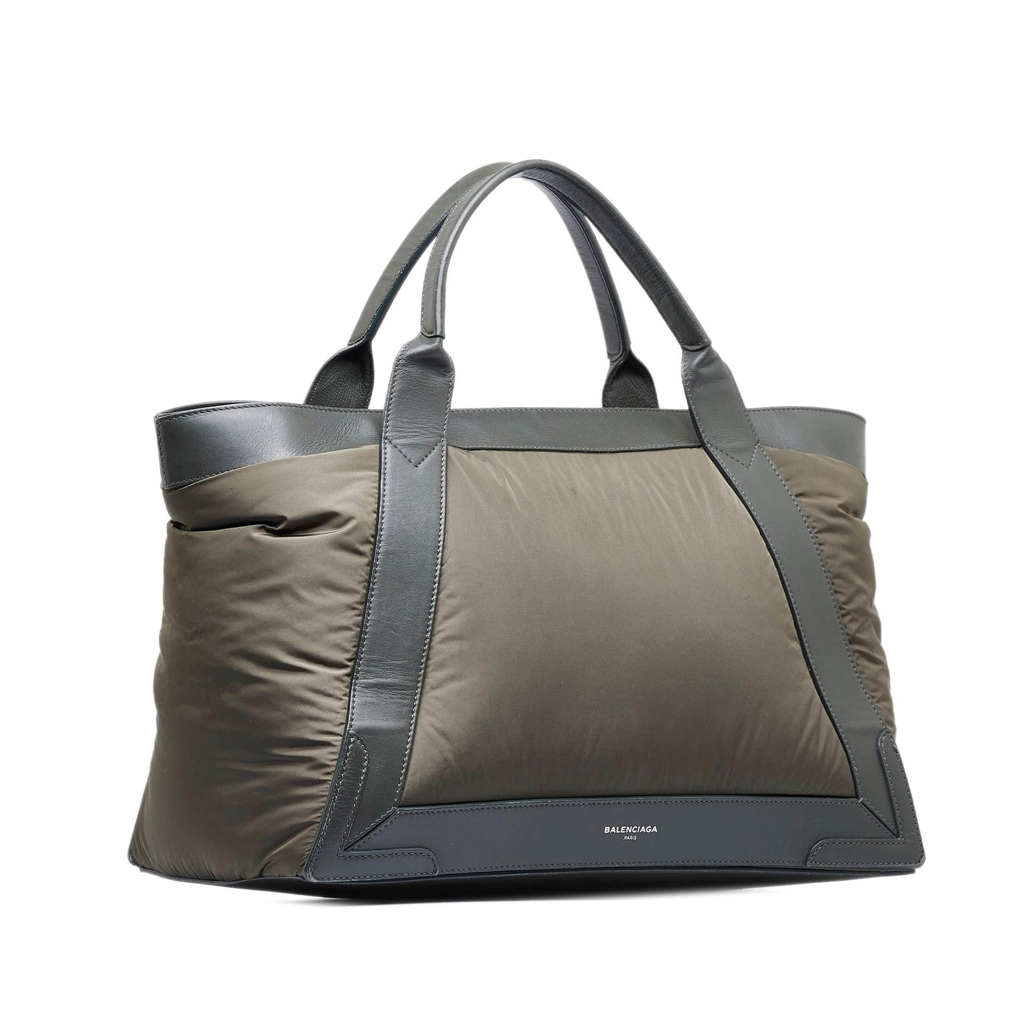 Luxury Balenciaga  Navy Cabas Tote Bag (SHG-NK6SLM)