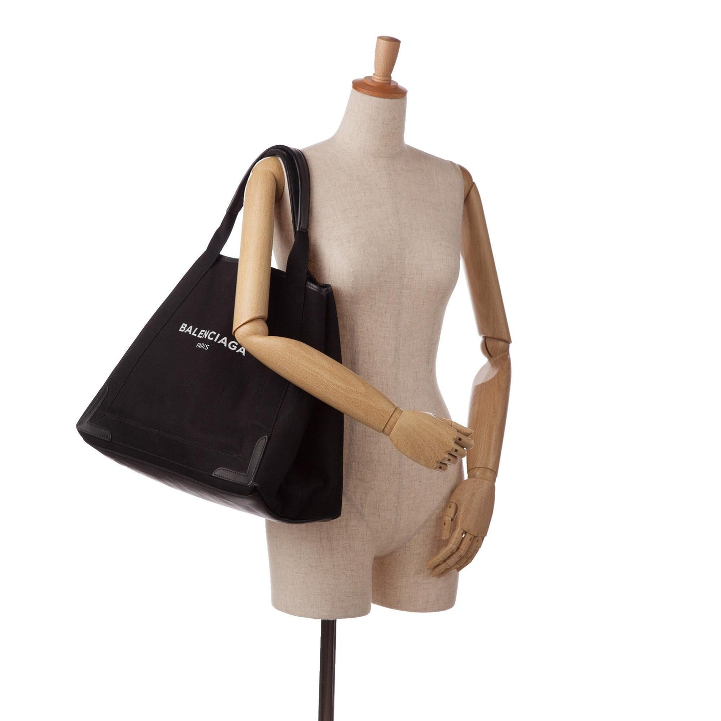 Luxury Balenciaga  Navy Cabas Tote M (SHG-ZCKD8U)