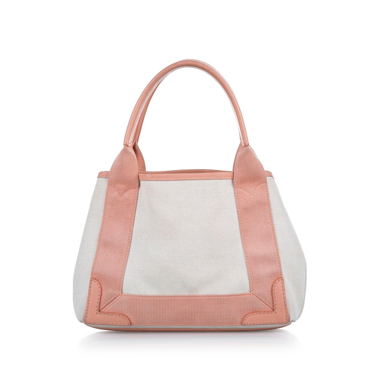 Luxury Balenciaga  Navy Cabas XS Canvas Satchel (SHG-24720)