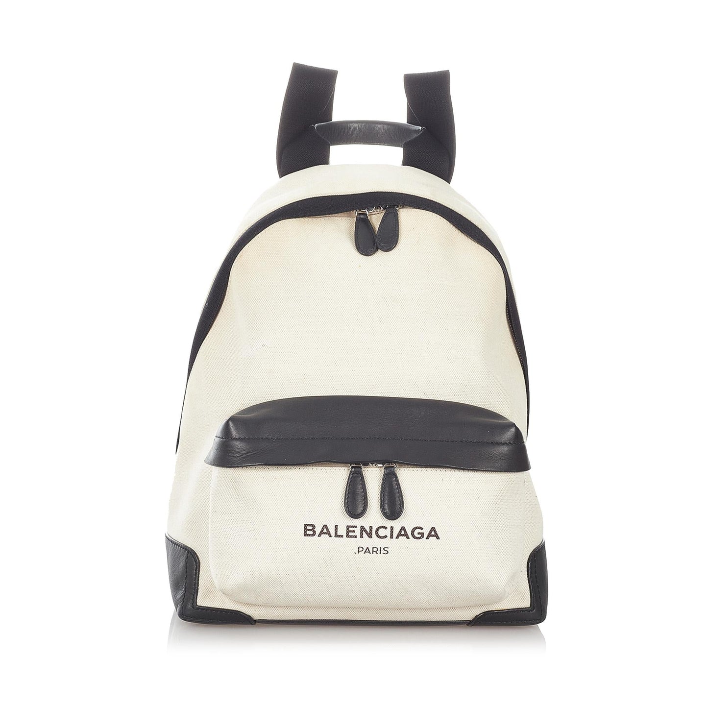 Luxury Balenciaga  Navy Canvas Backpack (SHG-27019)