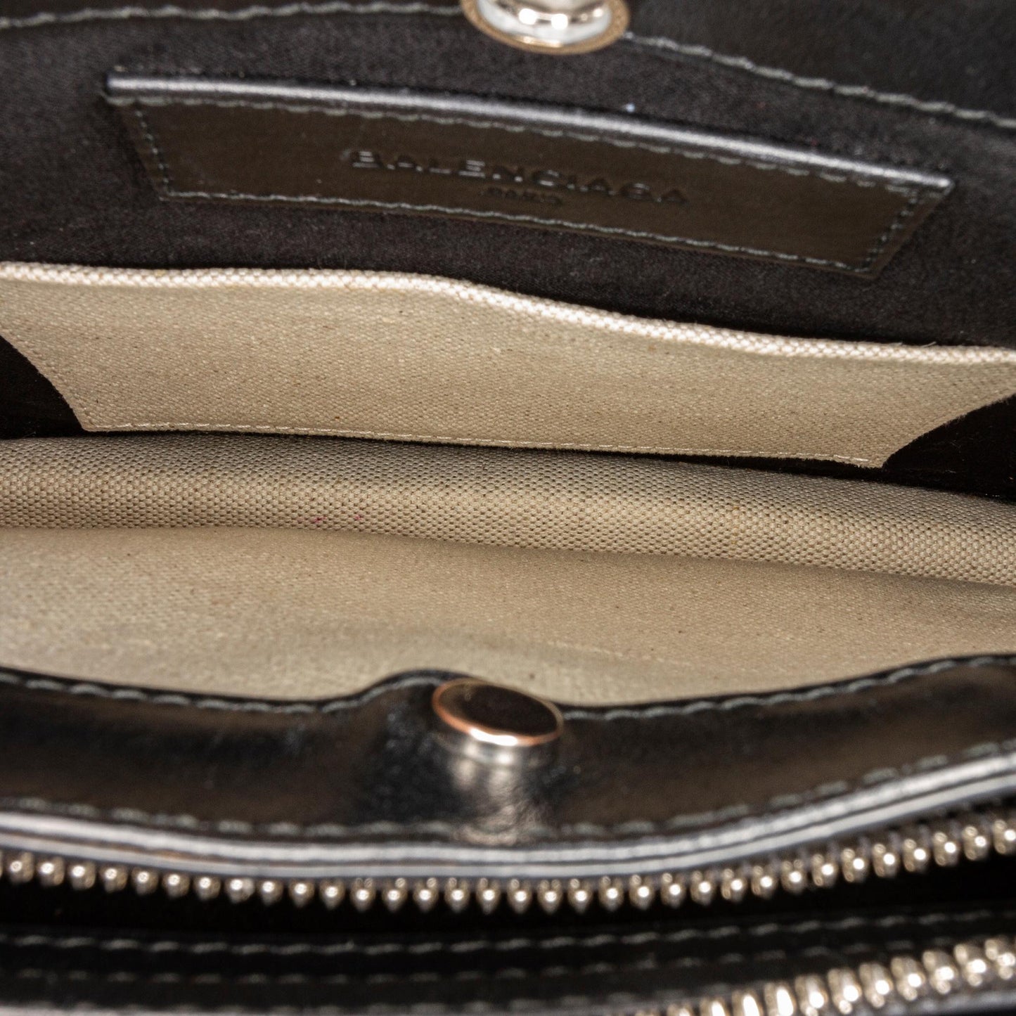 Luxury Balenciaga  Navy Pochette Canvas Crossbody Bag (SHG-30034)