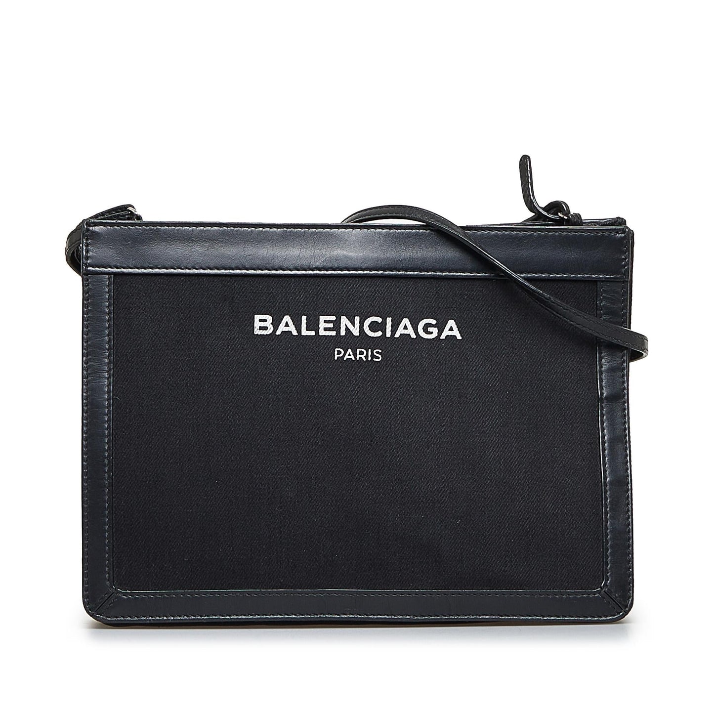Luxury Balenciaga  Navy Pochette M Crossbody (SHG-xmmUMh)