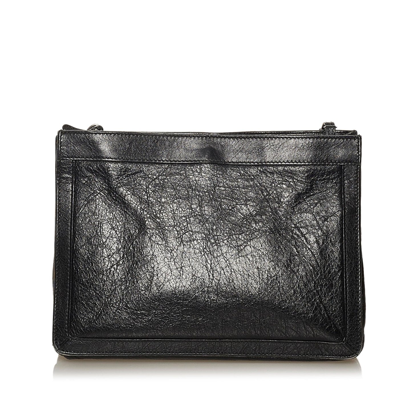 Luxury Balenciaga  Navy Pochette S Canvas Crossbody Bag (SHG-28703)