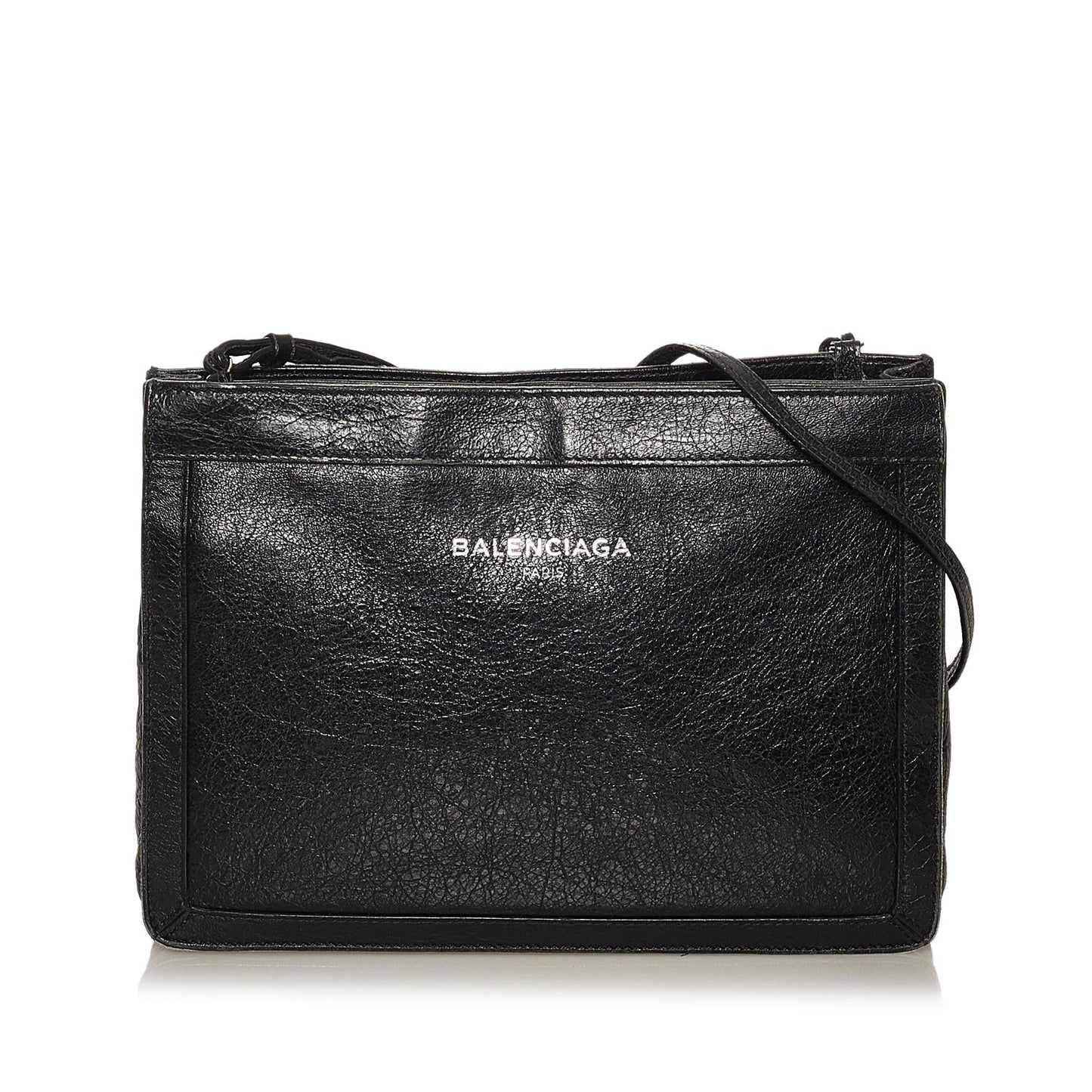 Luxury Balenciaga  Navy Pochette S Canvas Crossbody Bag (SHG-28703)