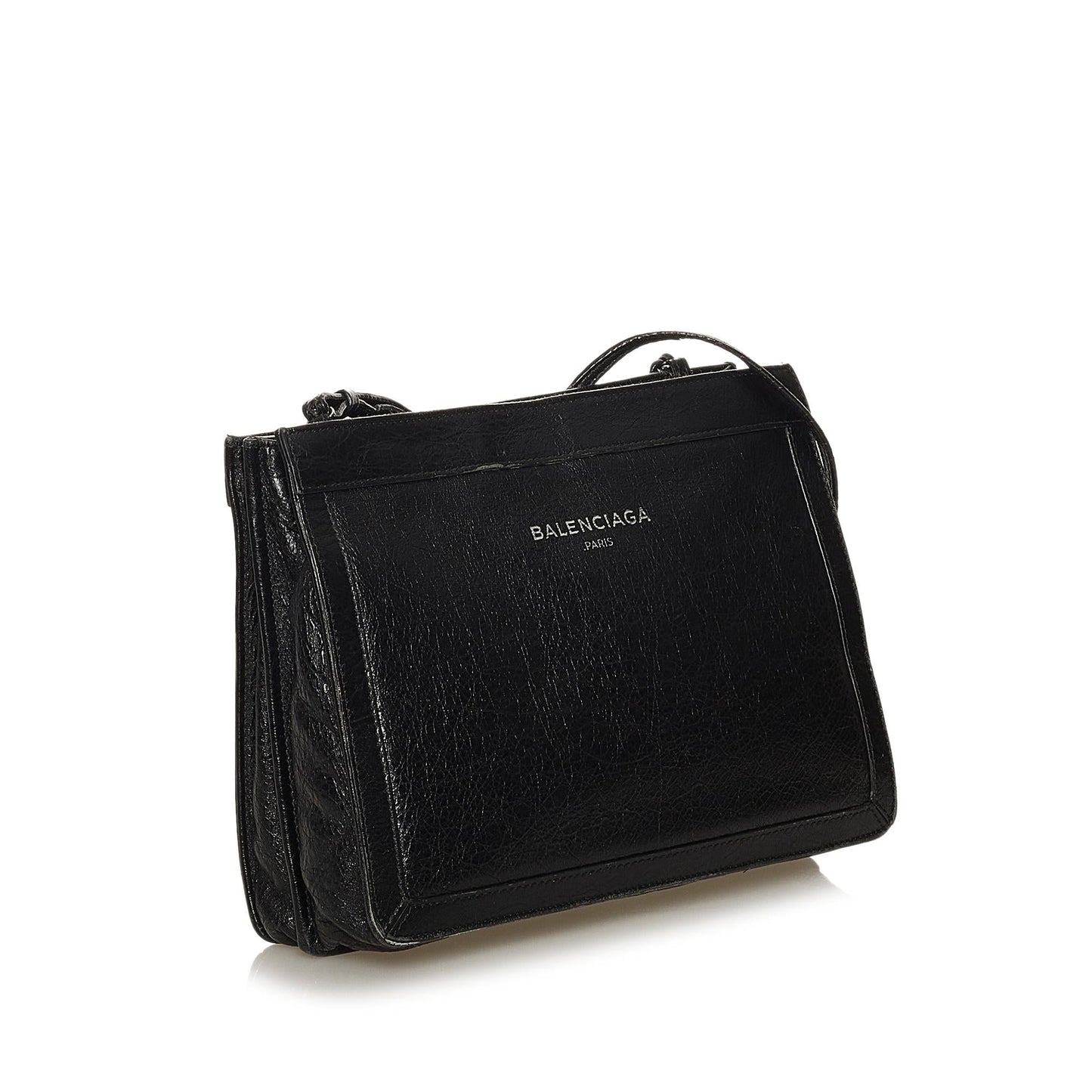 Luxury Balenciaga  Navy Pochette S Canvas Crossbody Bag (SHG-28703)