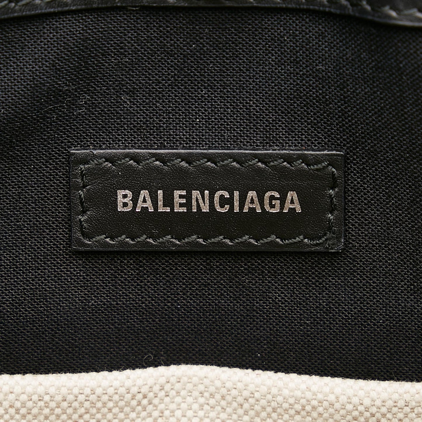 Luxury Balenciaga  Navy Pochette S Canvas Crossbody Bag (SHG-29713)