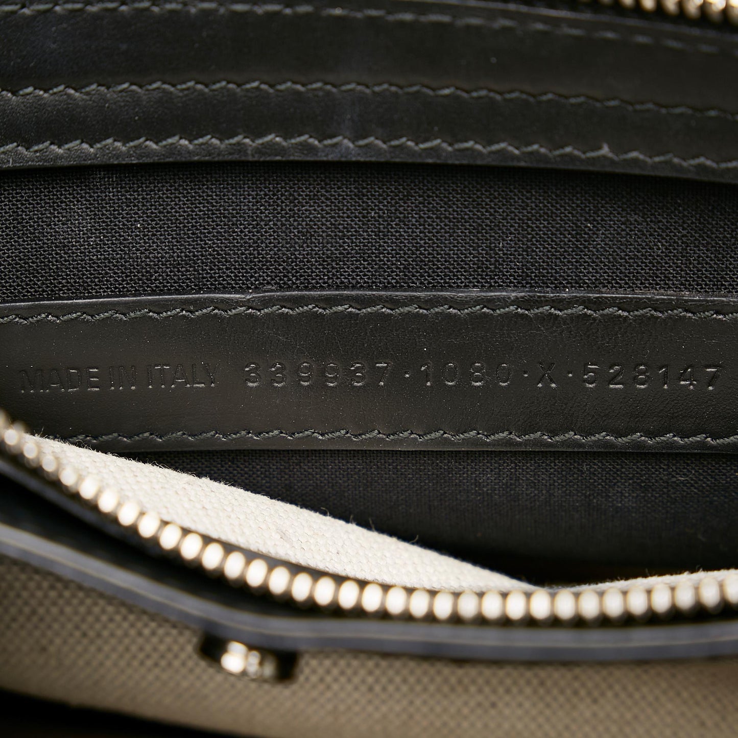 Luxury Balenciaga  Navy Pochette S Canvas Crossbody Bag (SHG-29713)