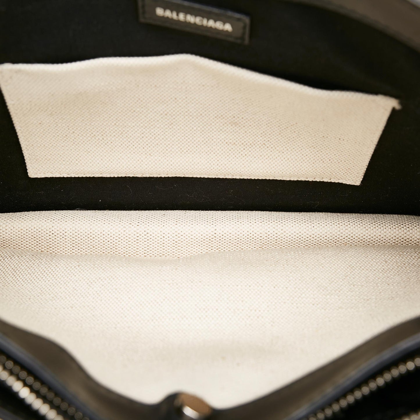 Luxury Balenciaga  Navy Pochette S Canvas Crossbody Bag (SHG-29713)