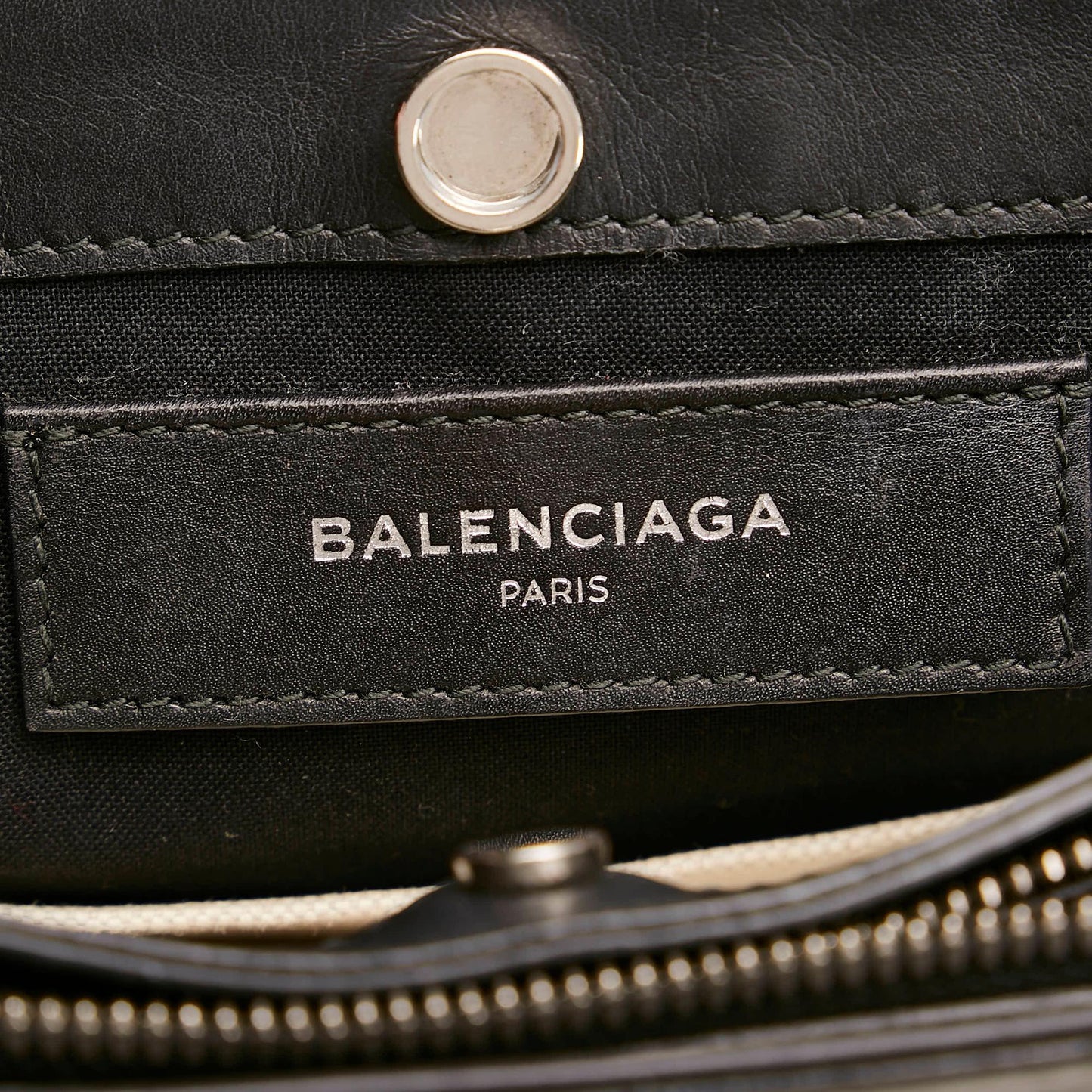 Luxury Balenciaga  Navy Pochette S Canvas Crossbody Bag (SHG-30485)