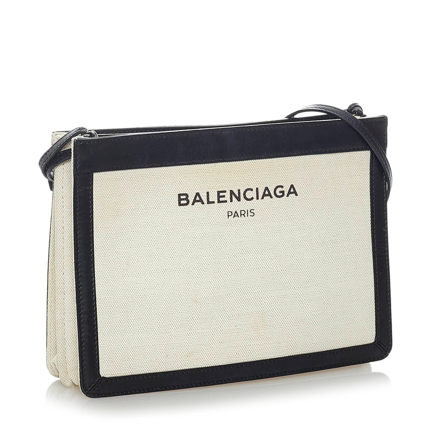 Luxury Balenciaga  Navy Pochette S Canvas Crossbody Bag (SHG-30485)