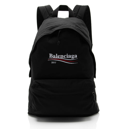 Luxury Balenciaga  Nylon Explorer Campaign Backpack (SHF-j0JtUC)