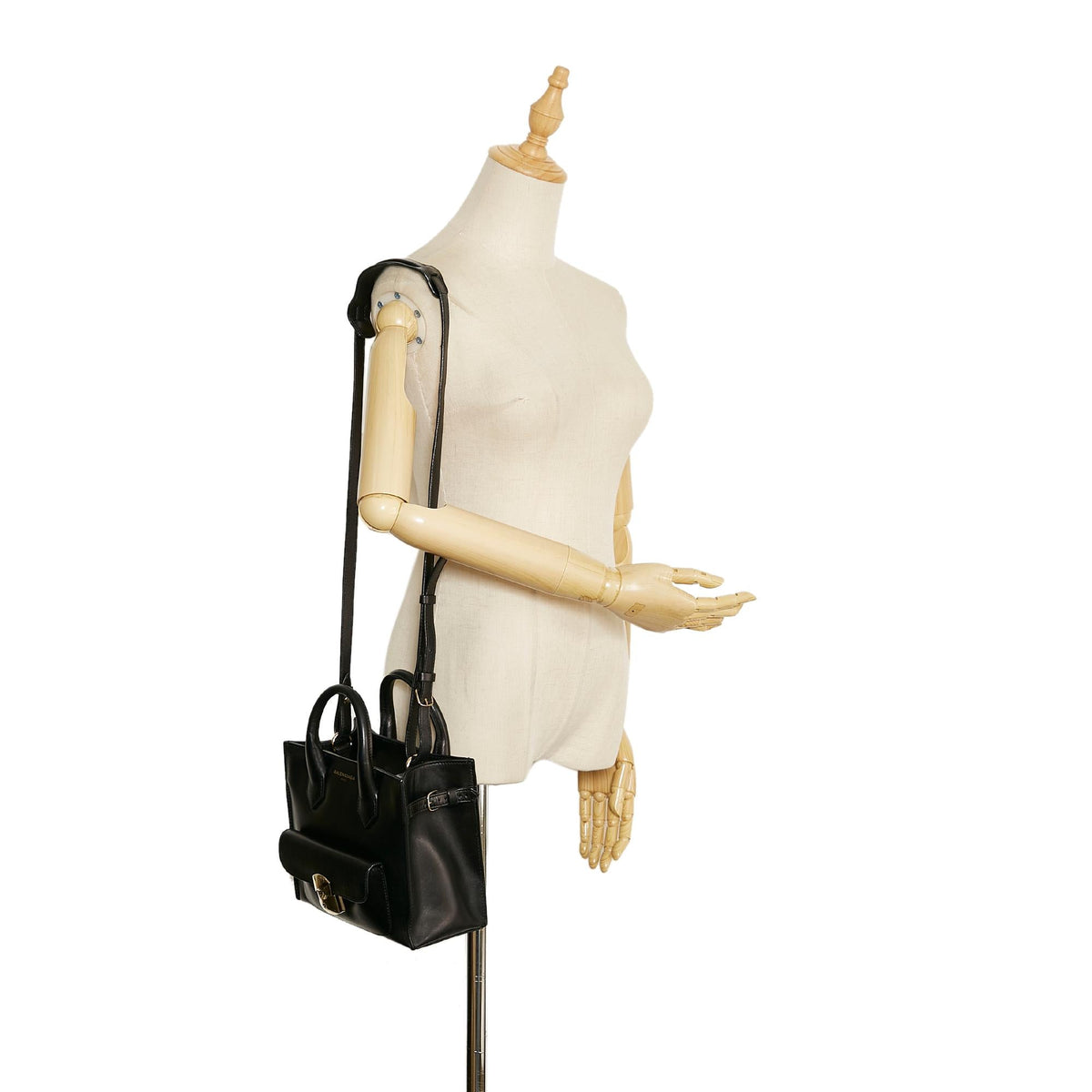 Luxury Balenciaga  Padlock All Afternoon Satchel (SHG-3BOzV8)