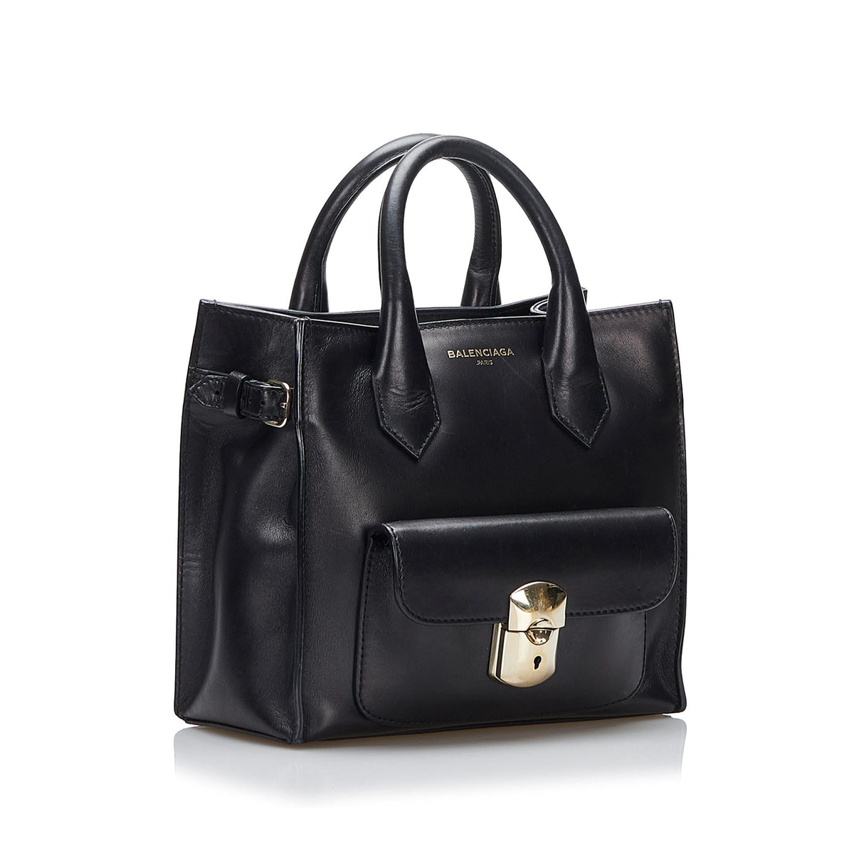 Luxury Balenciaga  Padlock All Afternoon Satchel (SHG-3BOzV8)