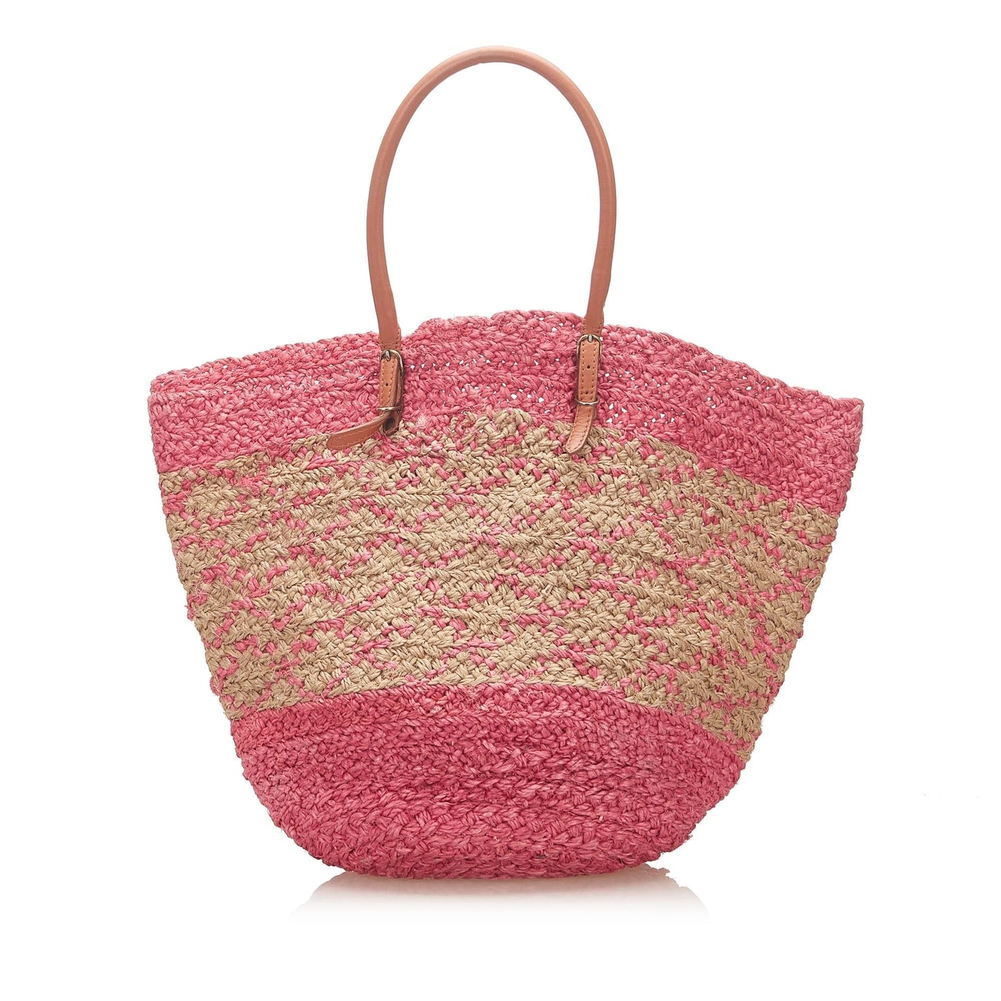 Luxury Balenciaga  Panier Raffia Tote Bag (SHG-18408)