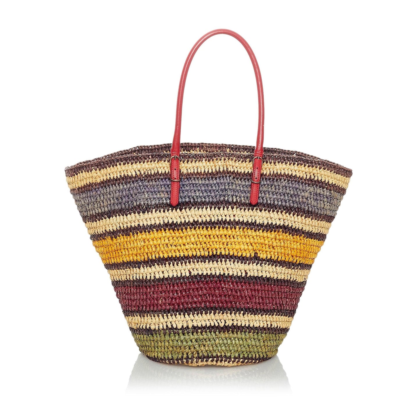 Luxury Balenciaga  Panier Raffia Tote Bag (SHG-30111)