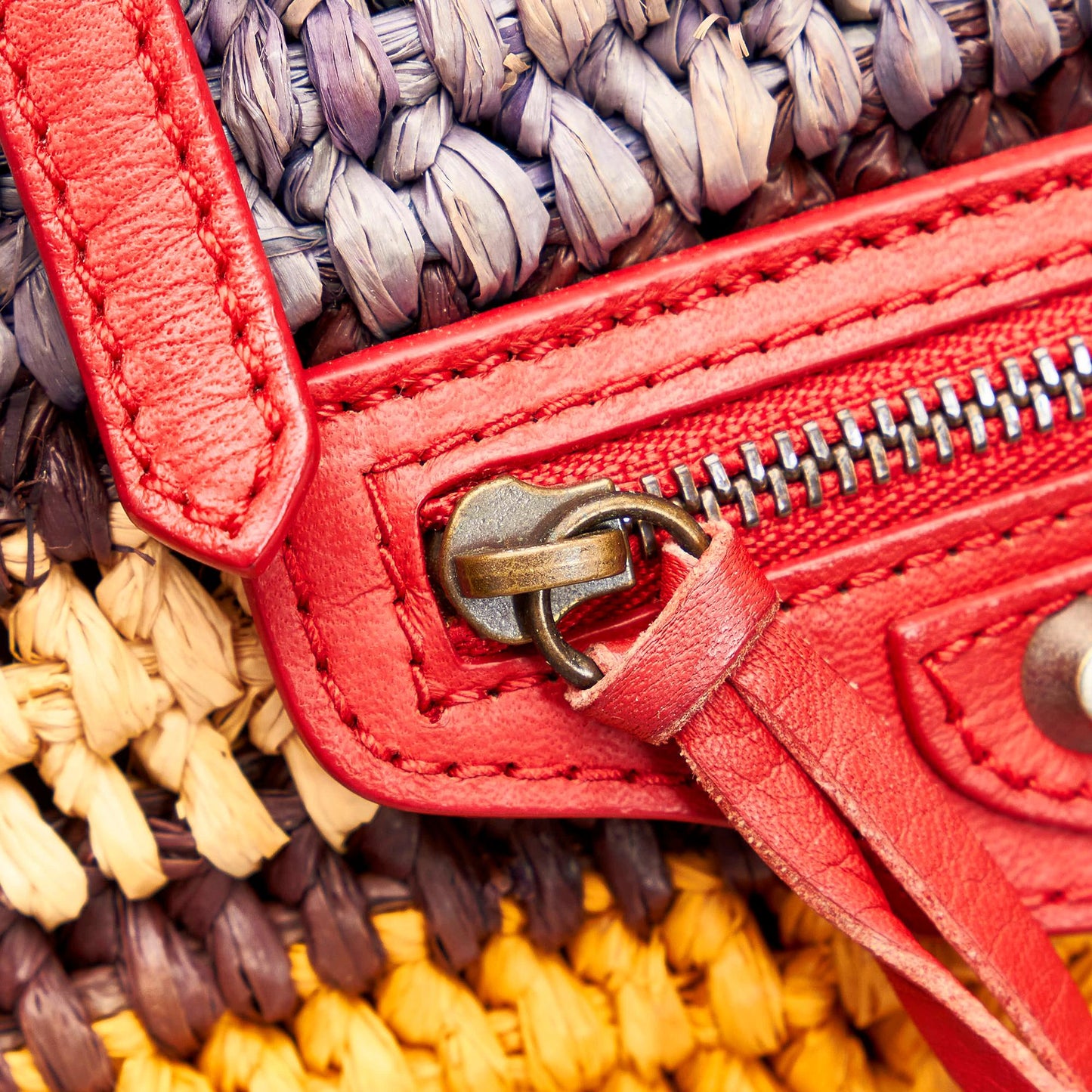 Luxury Balenciaga  Panier Raffia Tote Bag (SHG-30111)