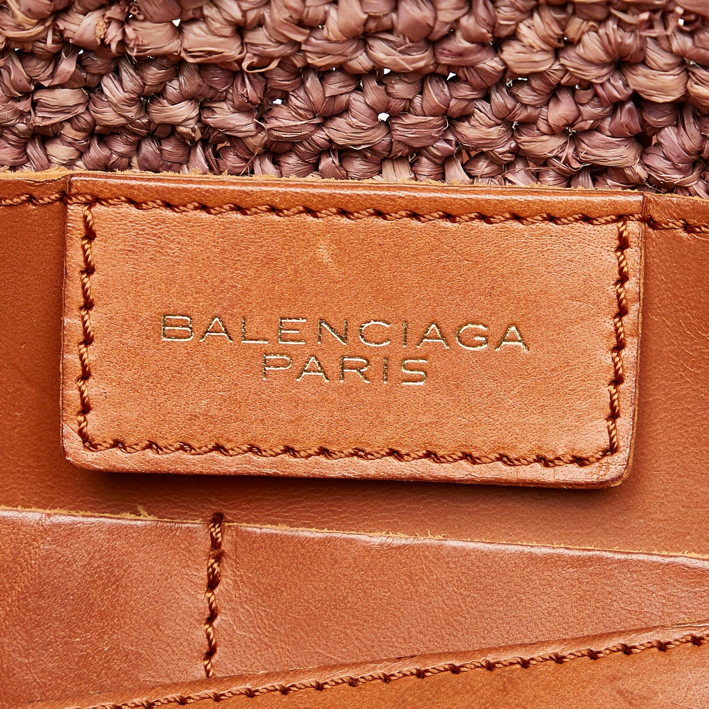 Luxury Balenciaga  Panier Raffia Tote Bag (SHG-30338)