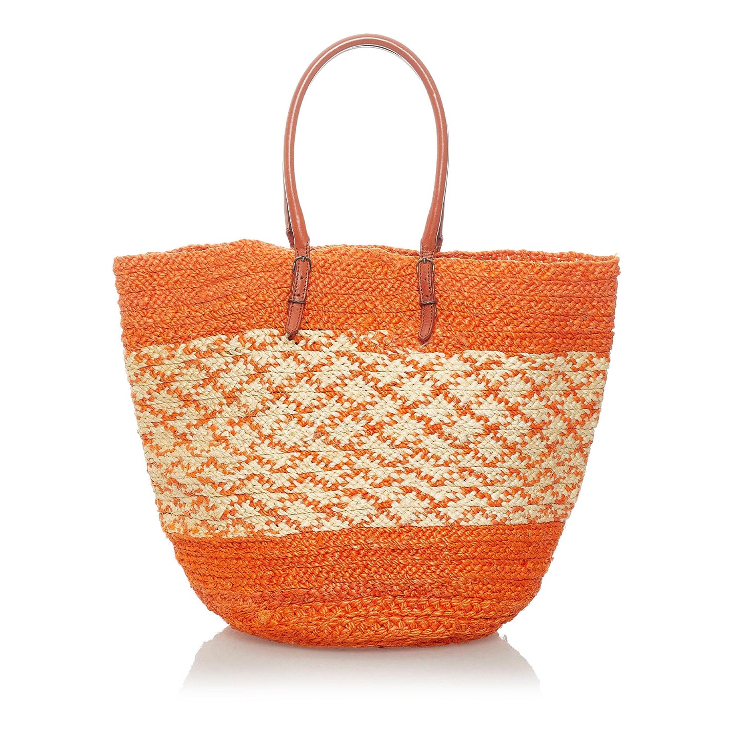 Luxury Balenciaga  Panier Raffia Tote Bag (SHG-31175)