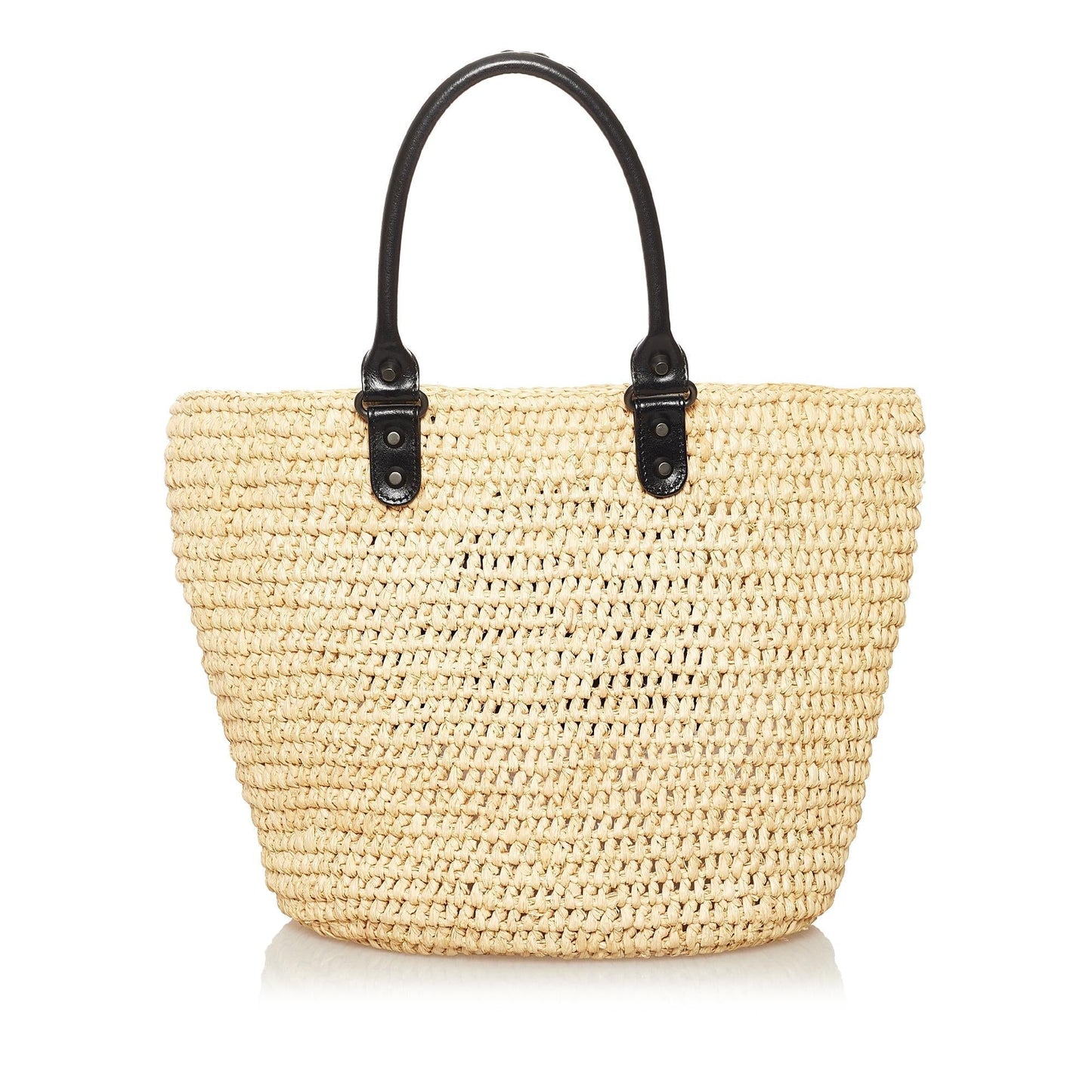 Luxury Balenciaga  Panier Raffia Tote Bag (SHG-35038)