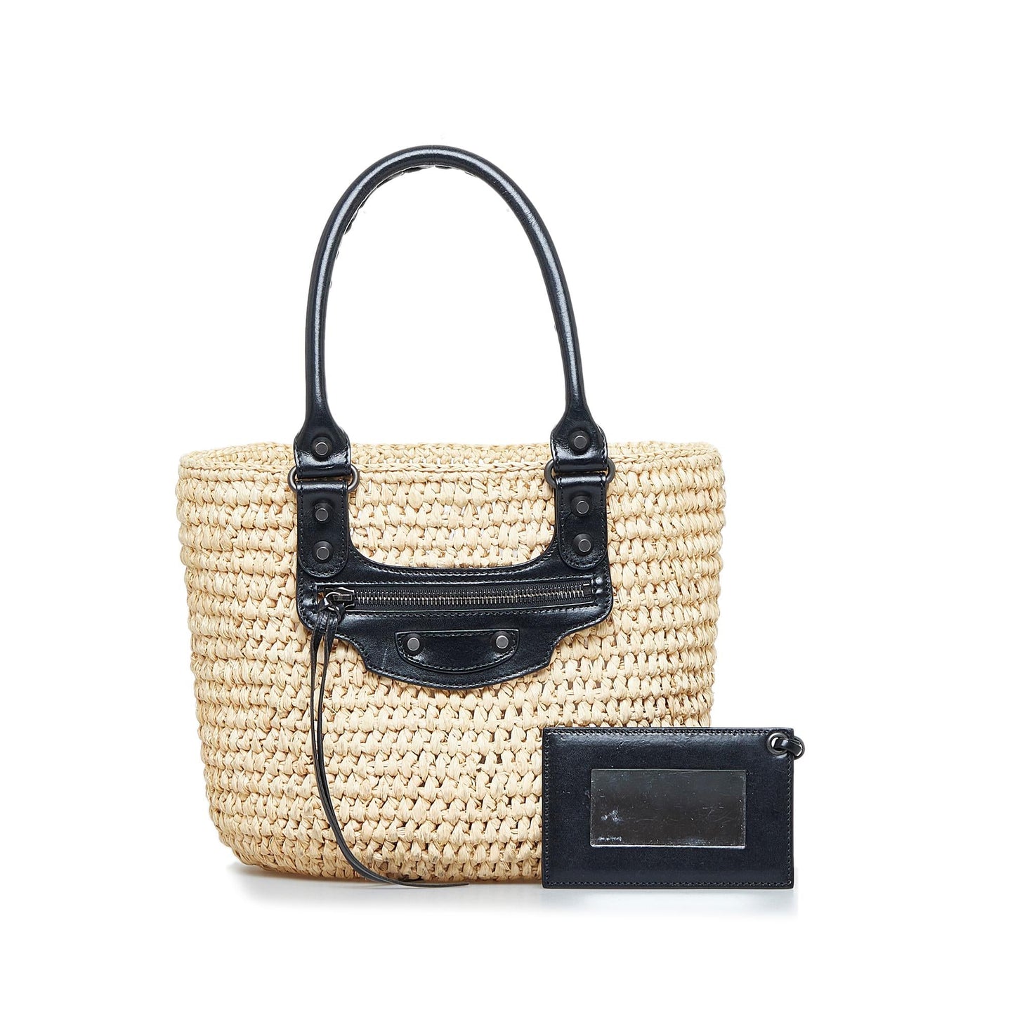 Luxury Balenciaga  Panier Raffia Tote (SHG-00u0Ex)