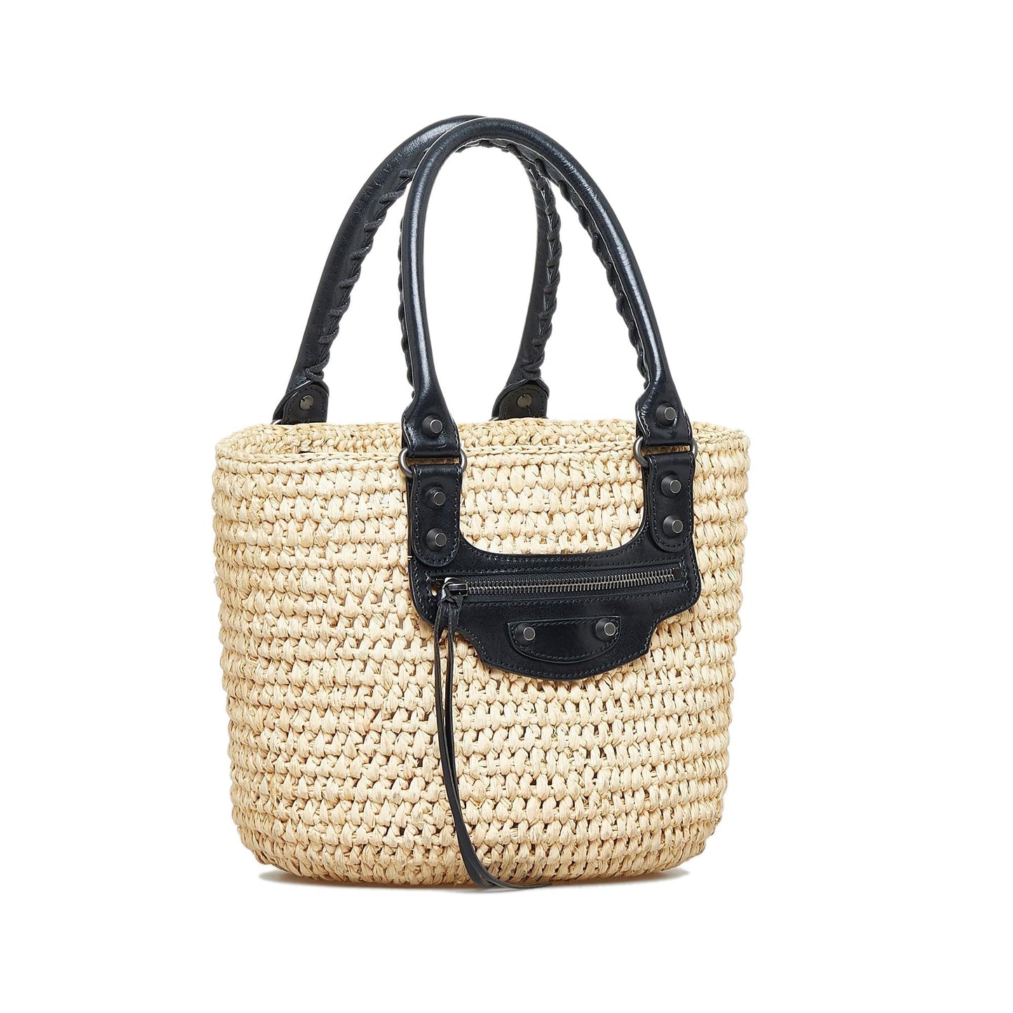 Luxury Balenciaga  Panier Raffia Tote (SHG-00u0Ex)