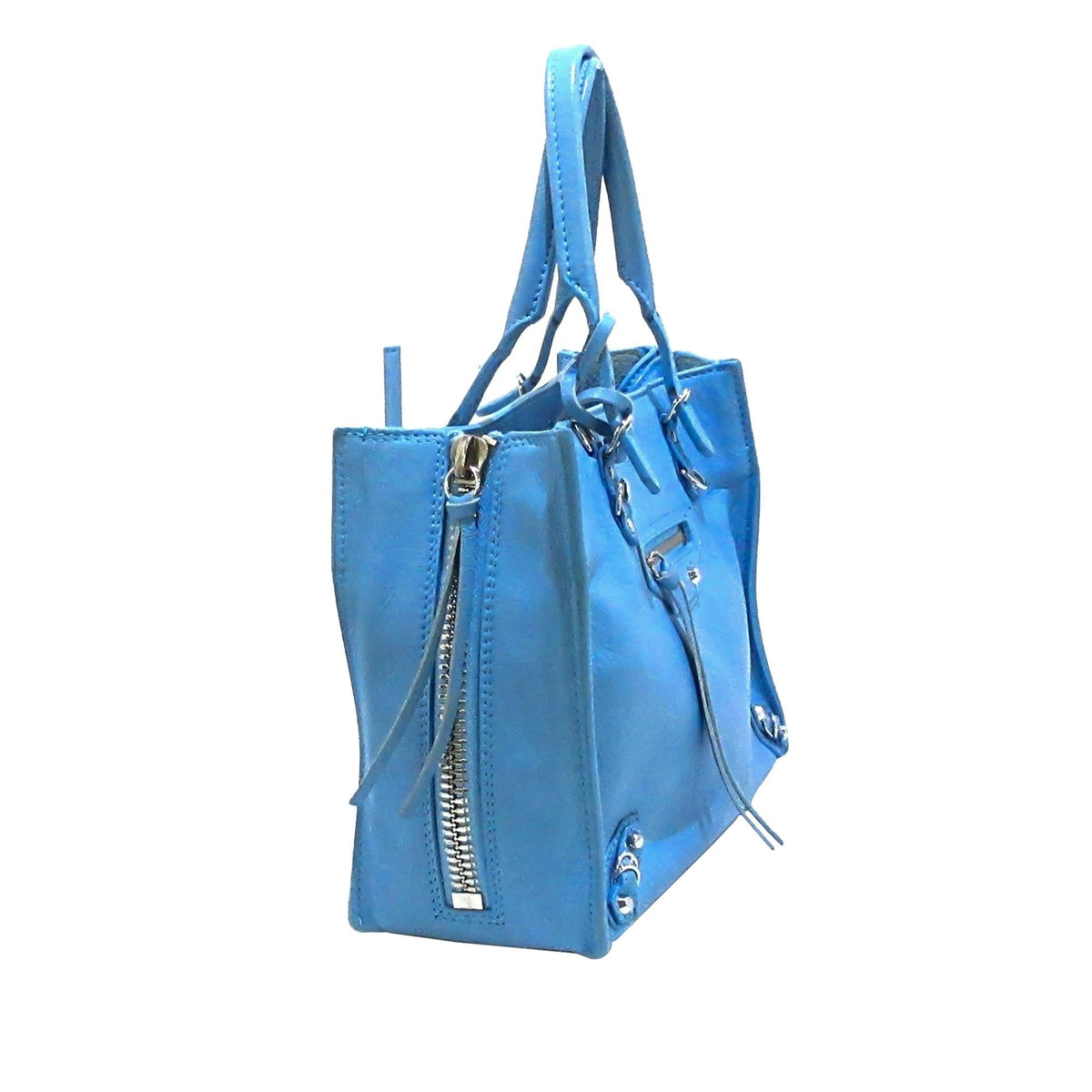 Luxury Balenciaga  Papier A4 Leather Satchel (SHG-27904)