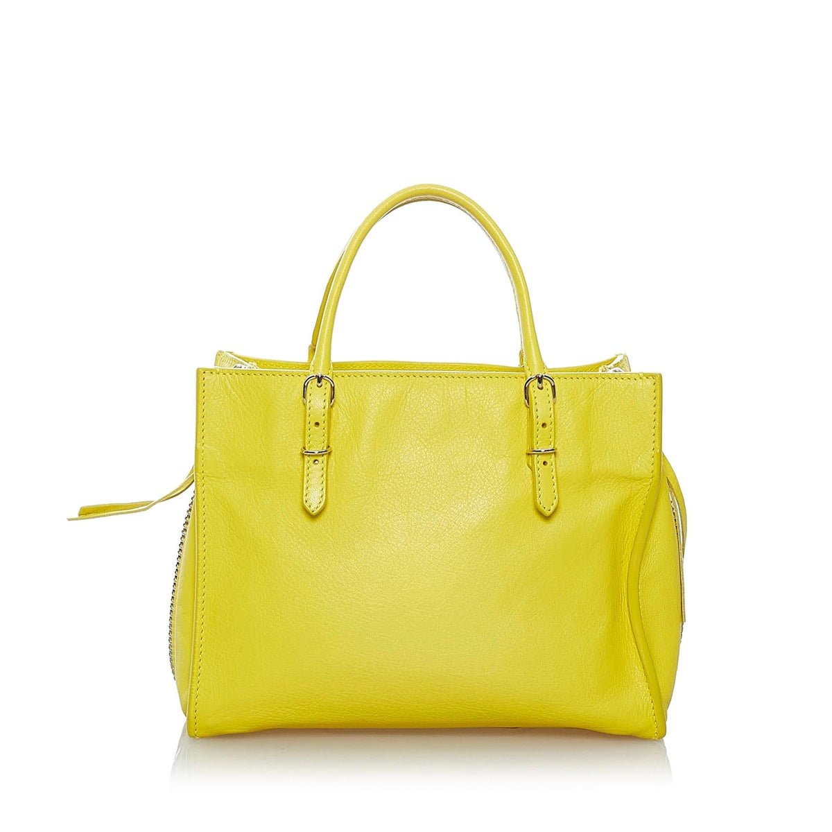 Luxury Balenciaga  Papier A4 Leather Satchel (SHG-29585)