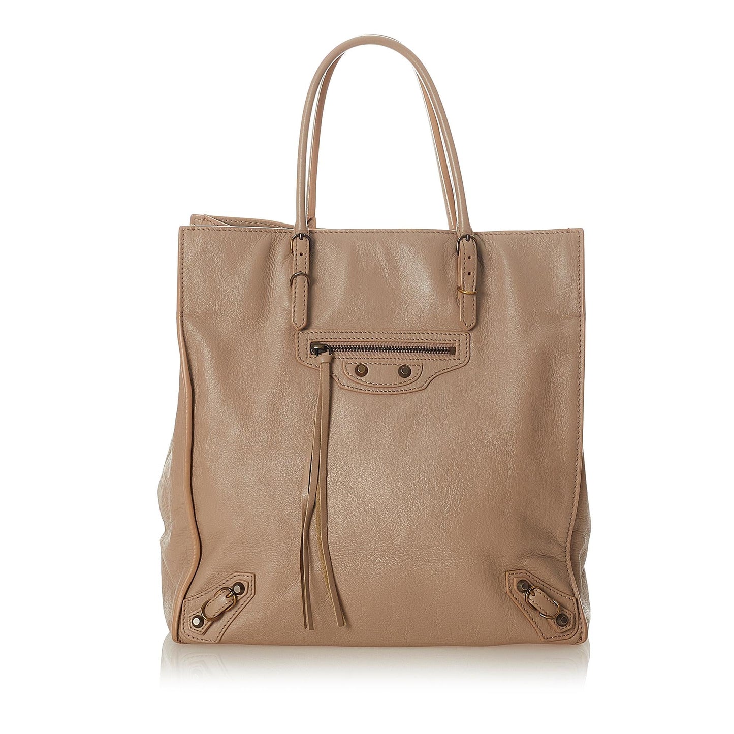 Luxury Balenciaga  Papier A5 Leather Tote Bag (SHG-24079)