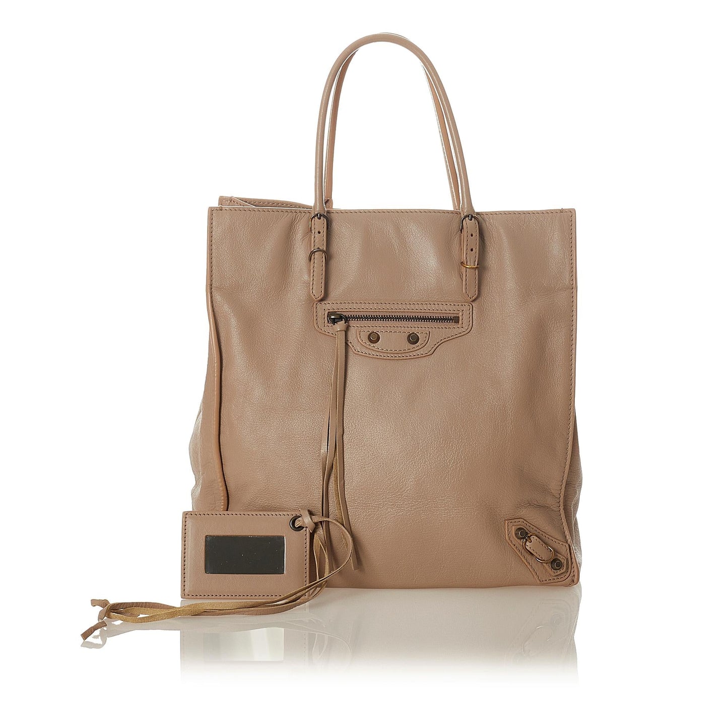 Luxury Balenciaga  Papier A5 Leather Tote Bag (SHG-24079)