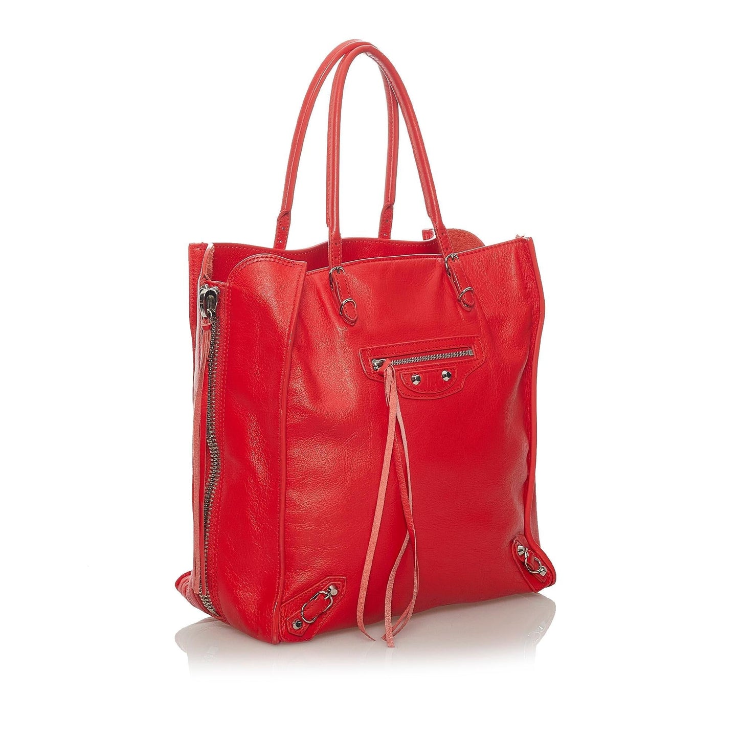 Luxury Balenciaga  Papier A5 Leather Tote Bag (SHG-29167)