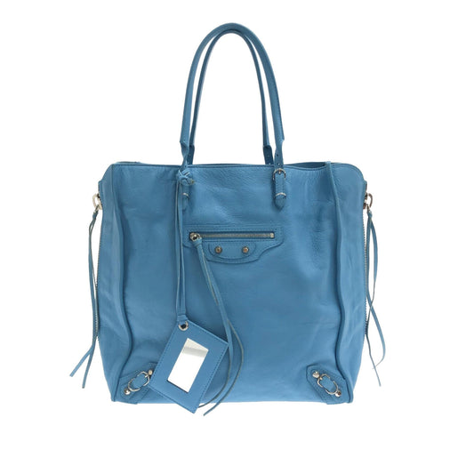 Luxury Balenciaga  Papier A5 Zip Around Leather Tote Bag (SHG-4YKF4a)