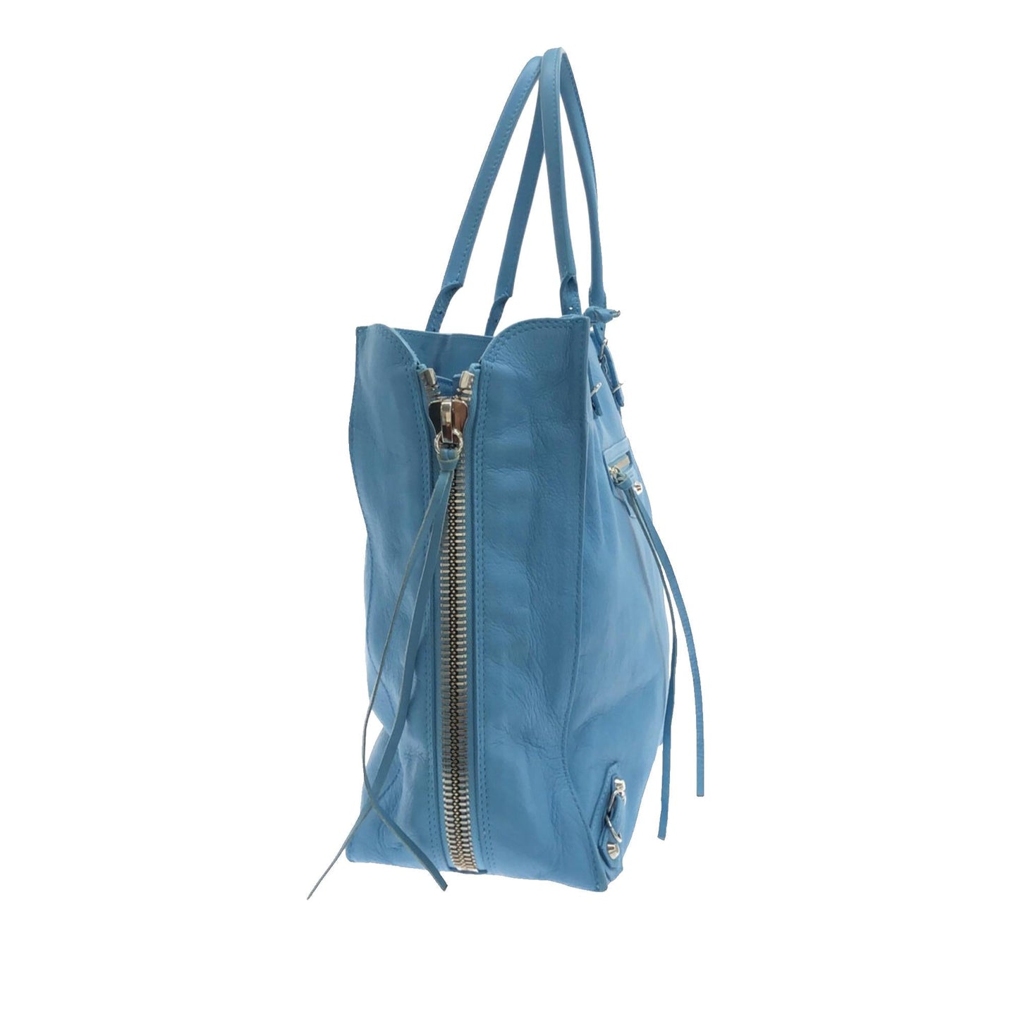Luxury Balenciaga  Papier A5 Zip Around Leather Tote Bag (SHG-4YKF4a)