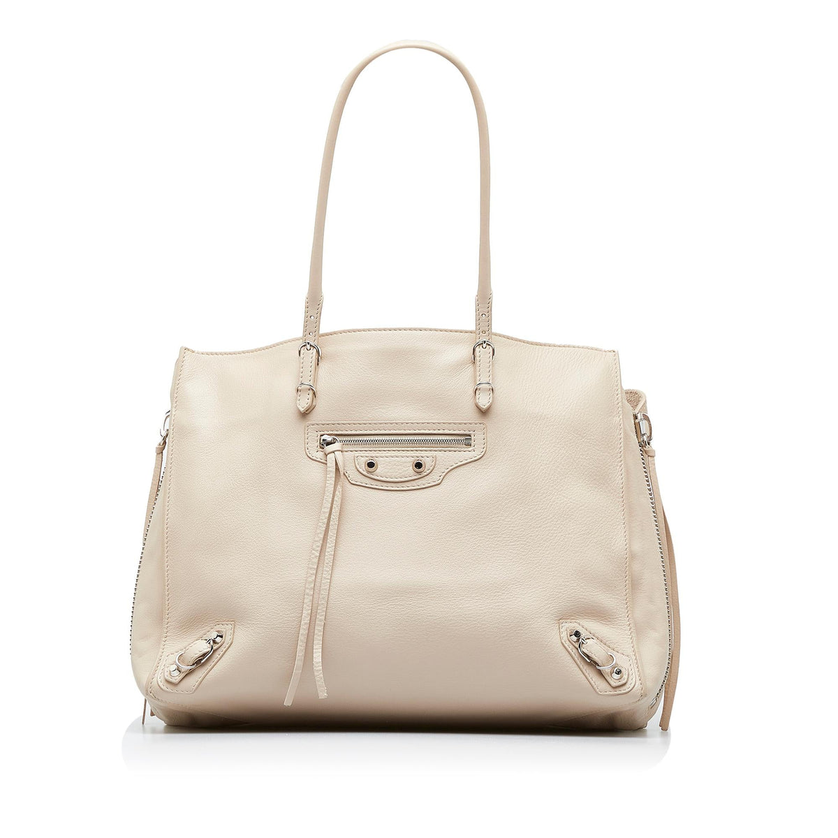 Luxury Balenciaga  Papier B4 Zip Around Satchel (SHG-dreExe)