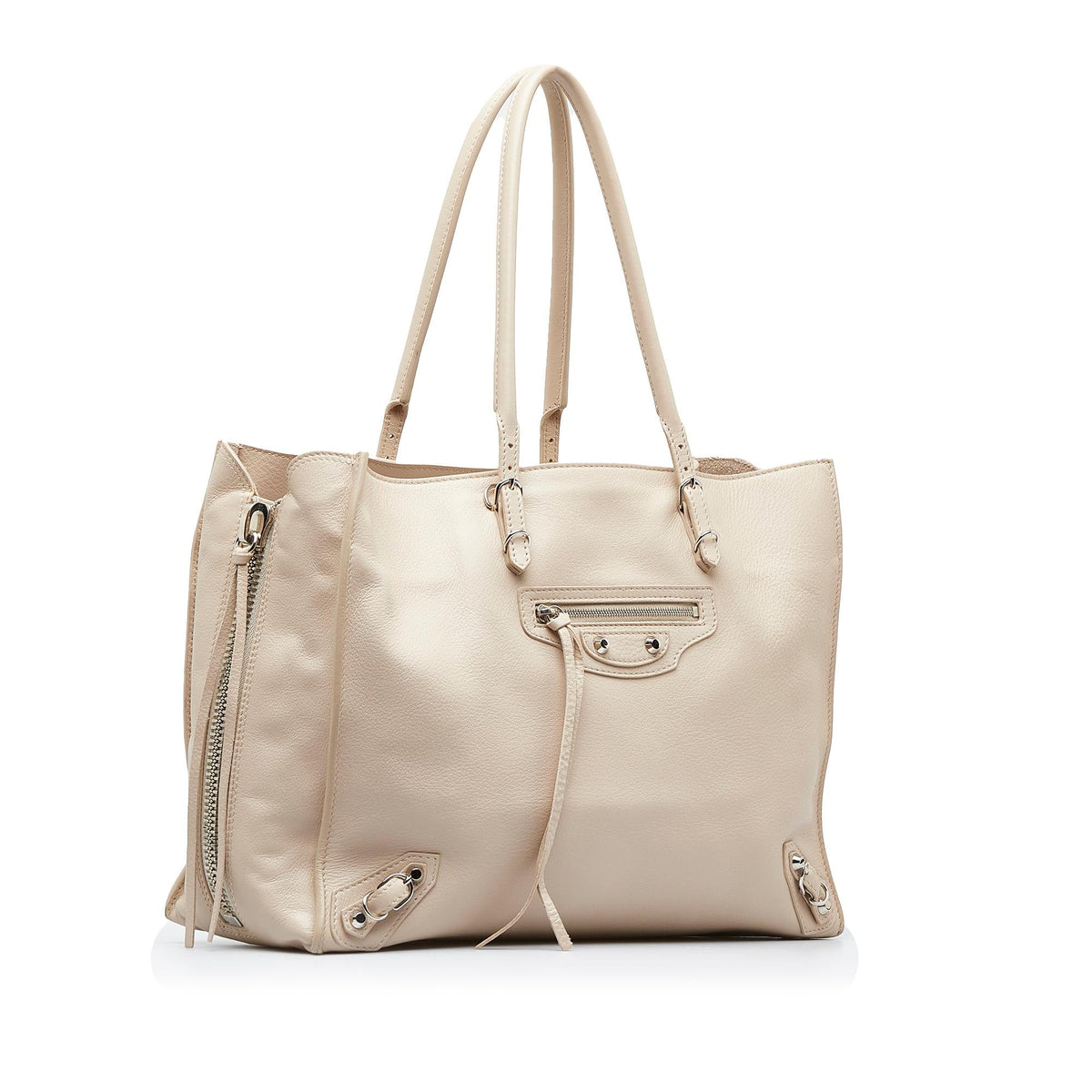 Luxury Balenciaga  Papier B4 Zip Around Satchel (SHG-dreExe)