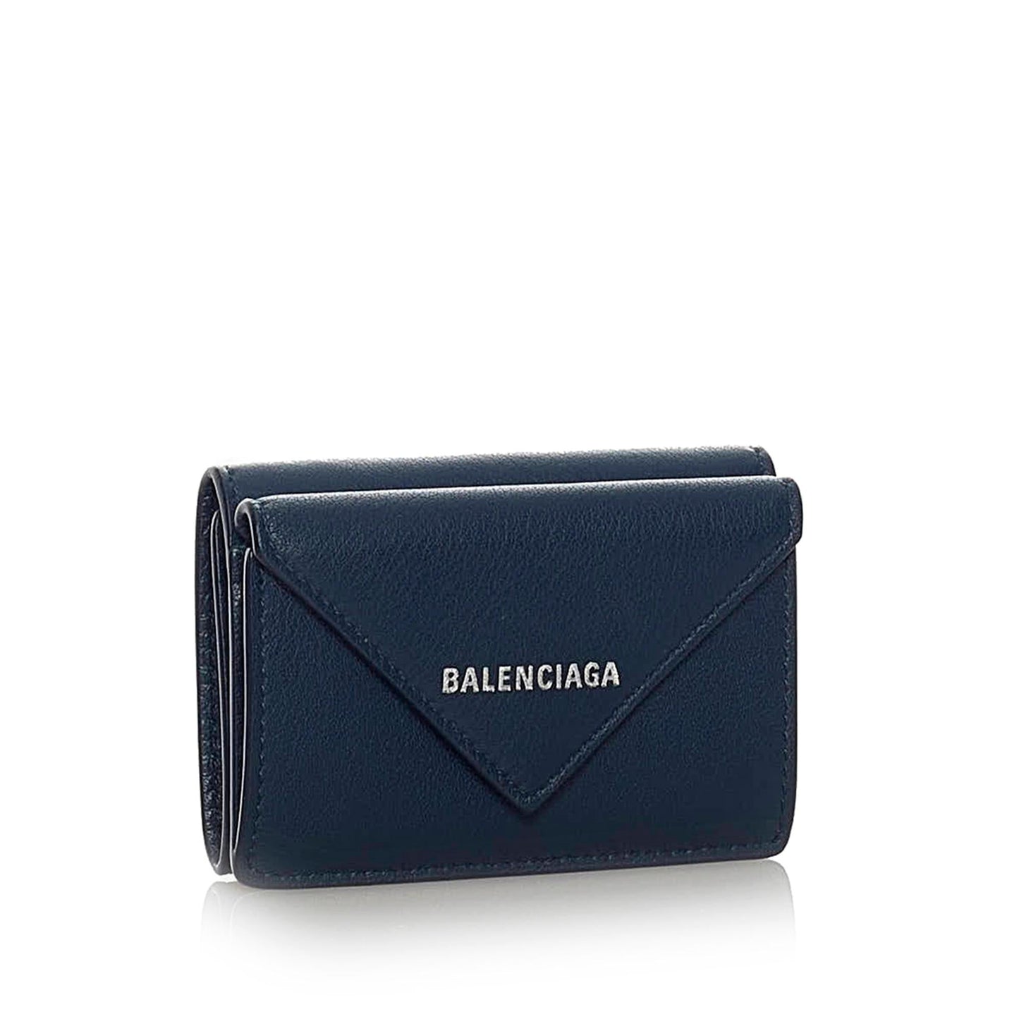 Luxury Balenciaga  Papier Leather Compact Wallet (SHG-28598)