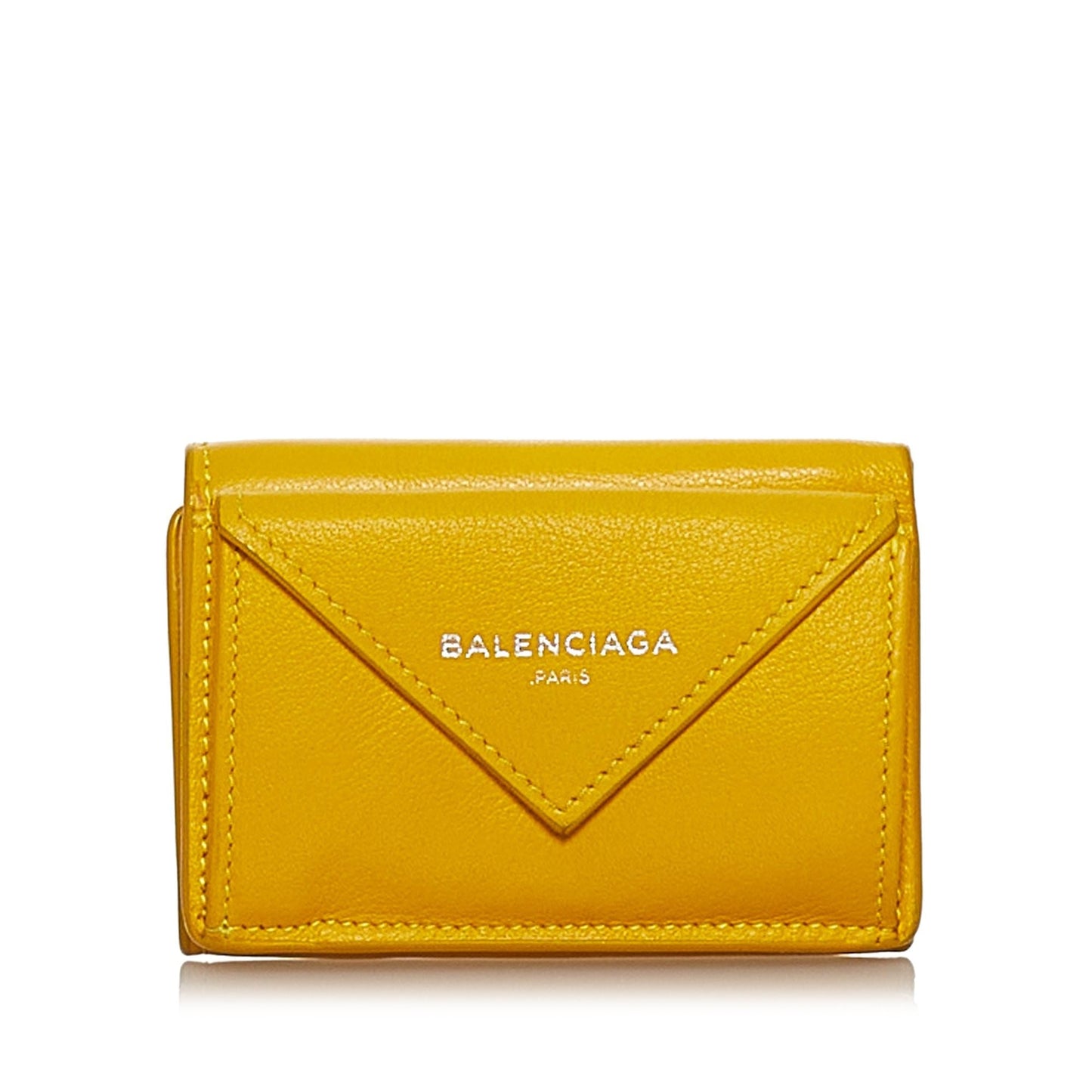 Luxury Balenciaga  Papier Leather Compact Wallet (SHG-28938)