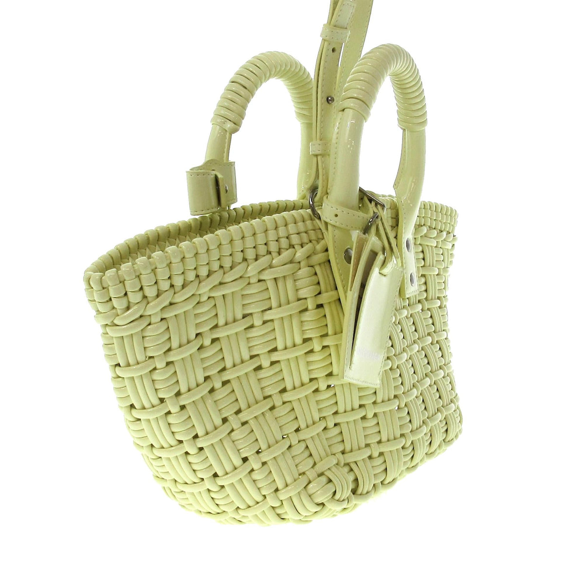 Luxury Balenciaga  Patent Bistrot Panier XS (SHG-mbsior)