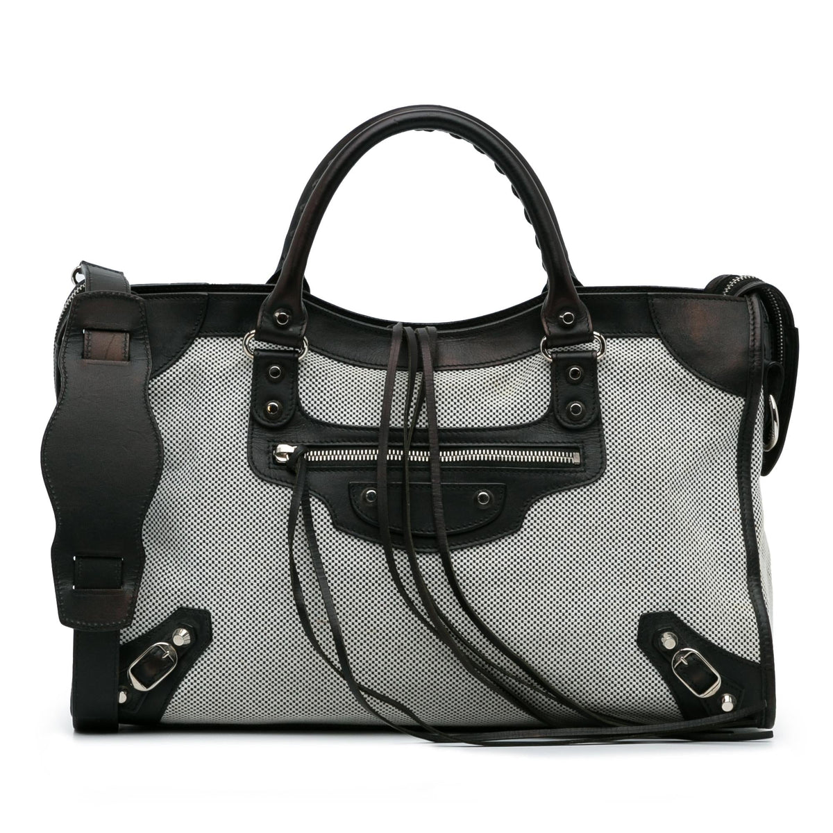 Luxury Balenciaga  Perforated Twill Motocross Classic City (SHG-tPEWuL)
