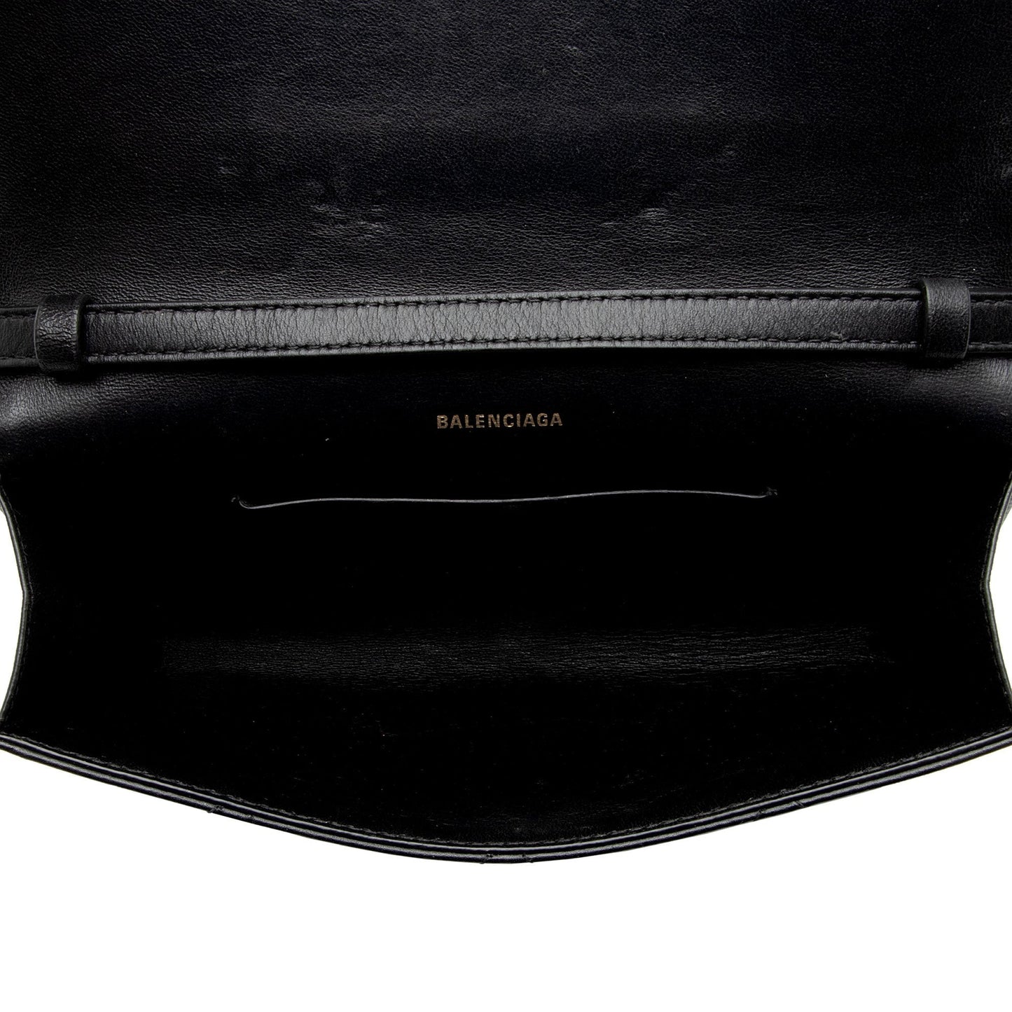Luxury Balenciaga  Quilted Calfskin B Phone Holder Crossbody (SHF-wF8OTg)