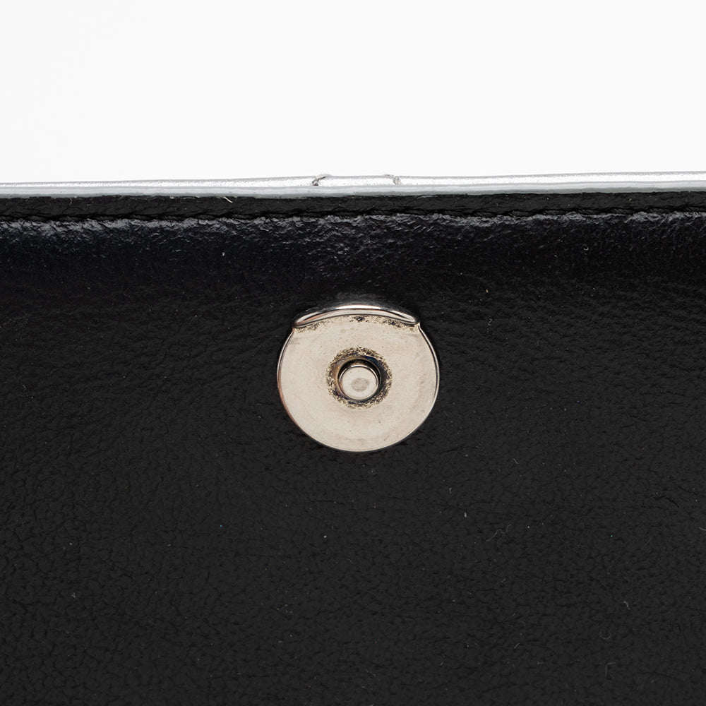 Luxury Balenciaga  Quilted Metallic Leather B Dot Shoulder Bag (SHF-16927)