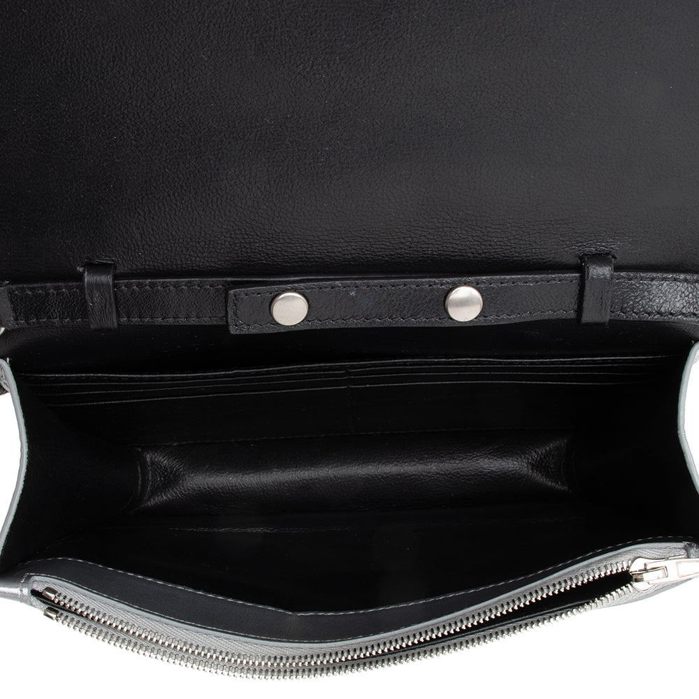 Luxury Balenciaga  Quilted Metallic Leather B Dot Shoulder Bag (SHF-16927)