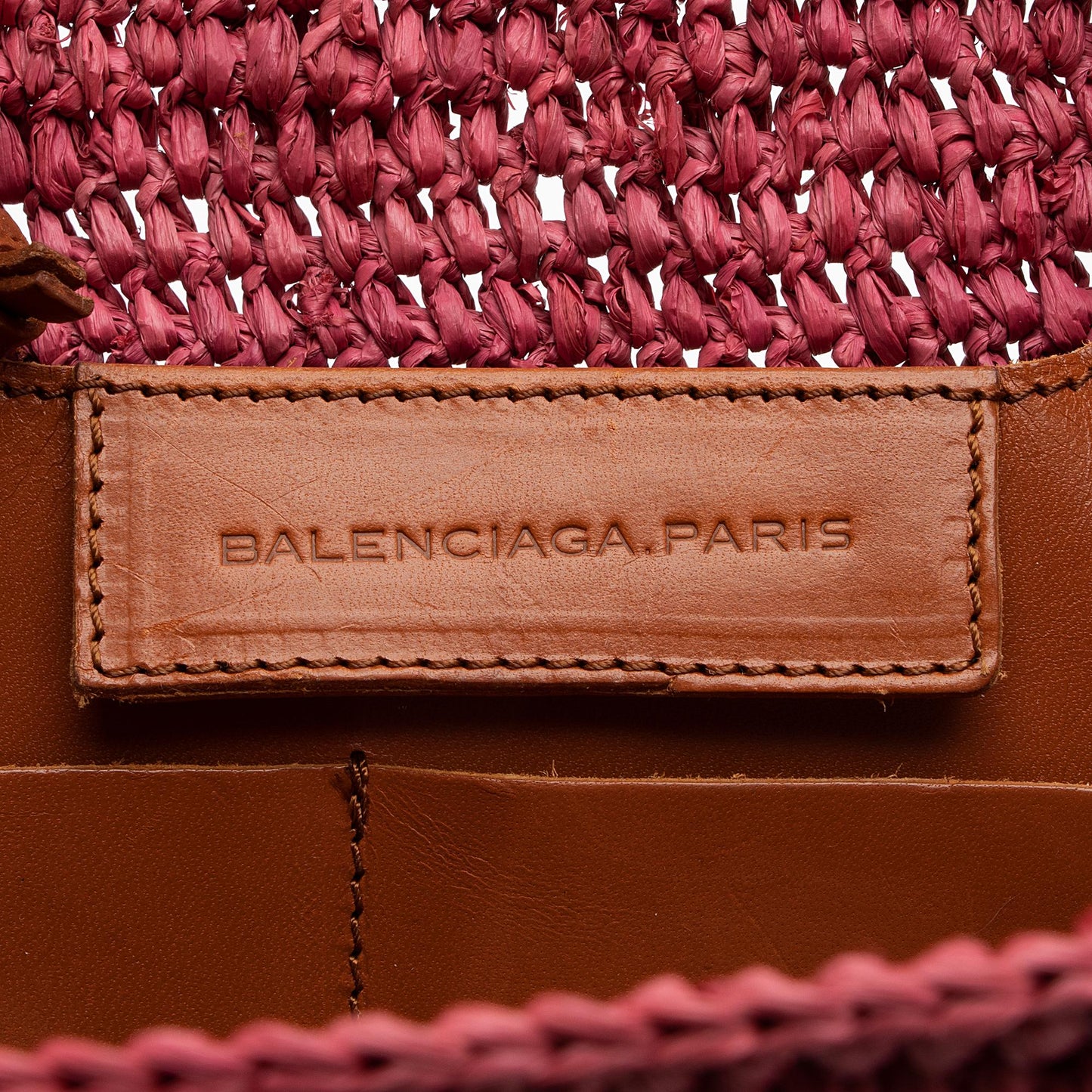Luxury Balenciaga  Raffia Motocross Classic Panier Small Tote (SHF-23349)