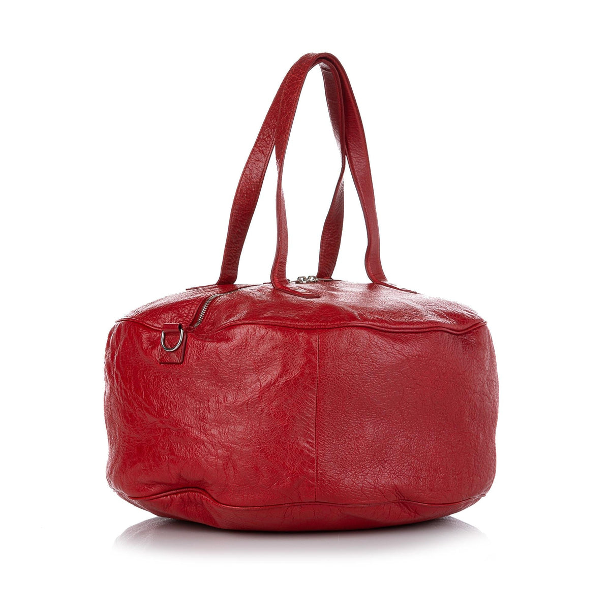 Luxury Balenciaga  Round Air M Leather Satchel (SHG-28824)