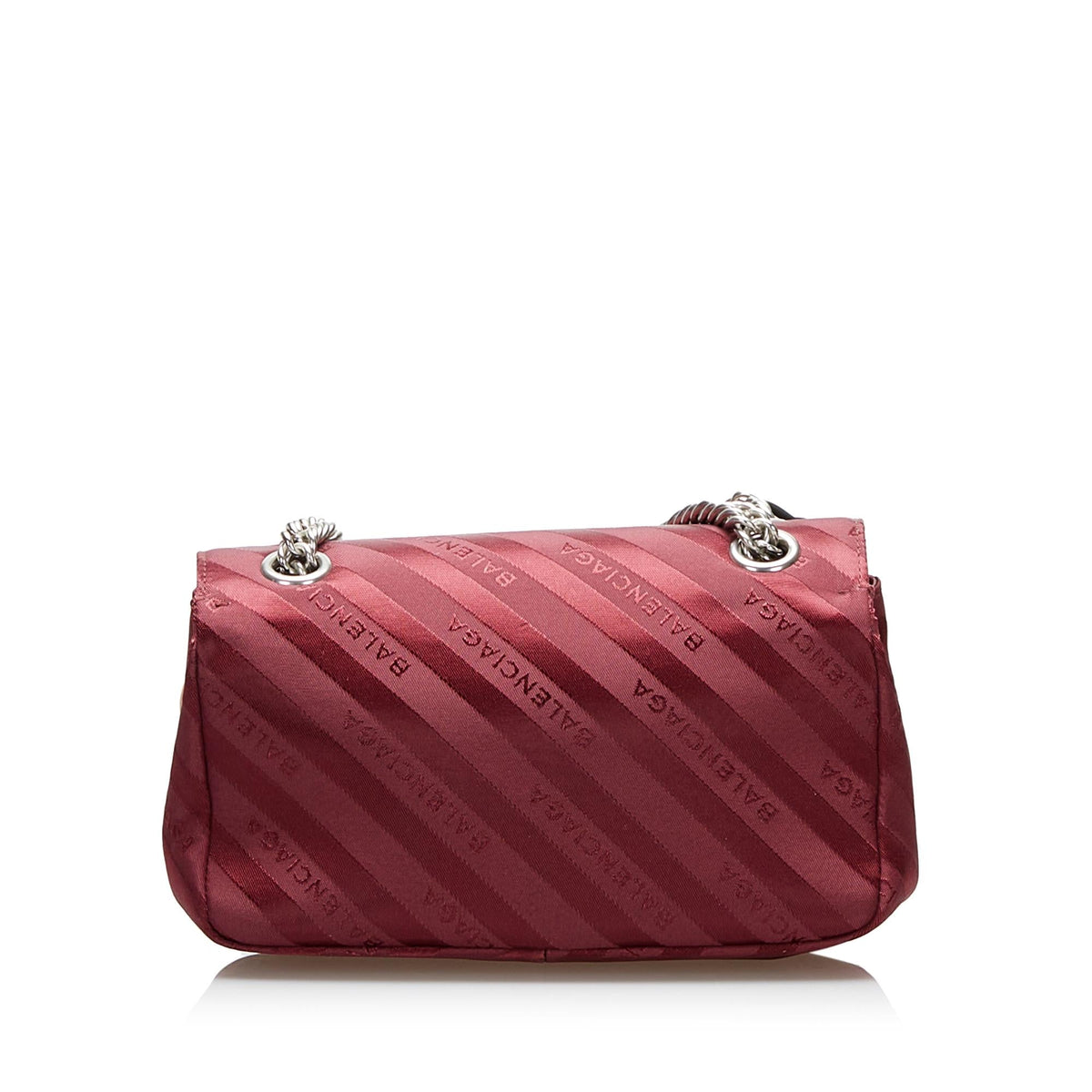Luxury Balenciaga  Satin Lock Round S (SHG-37476)
