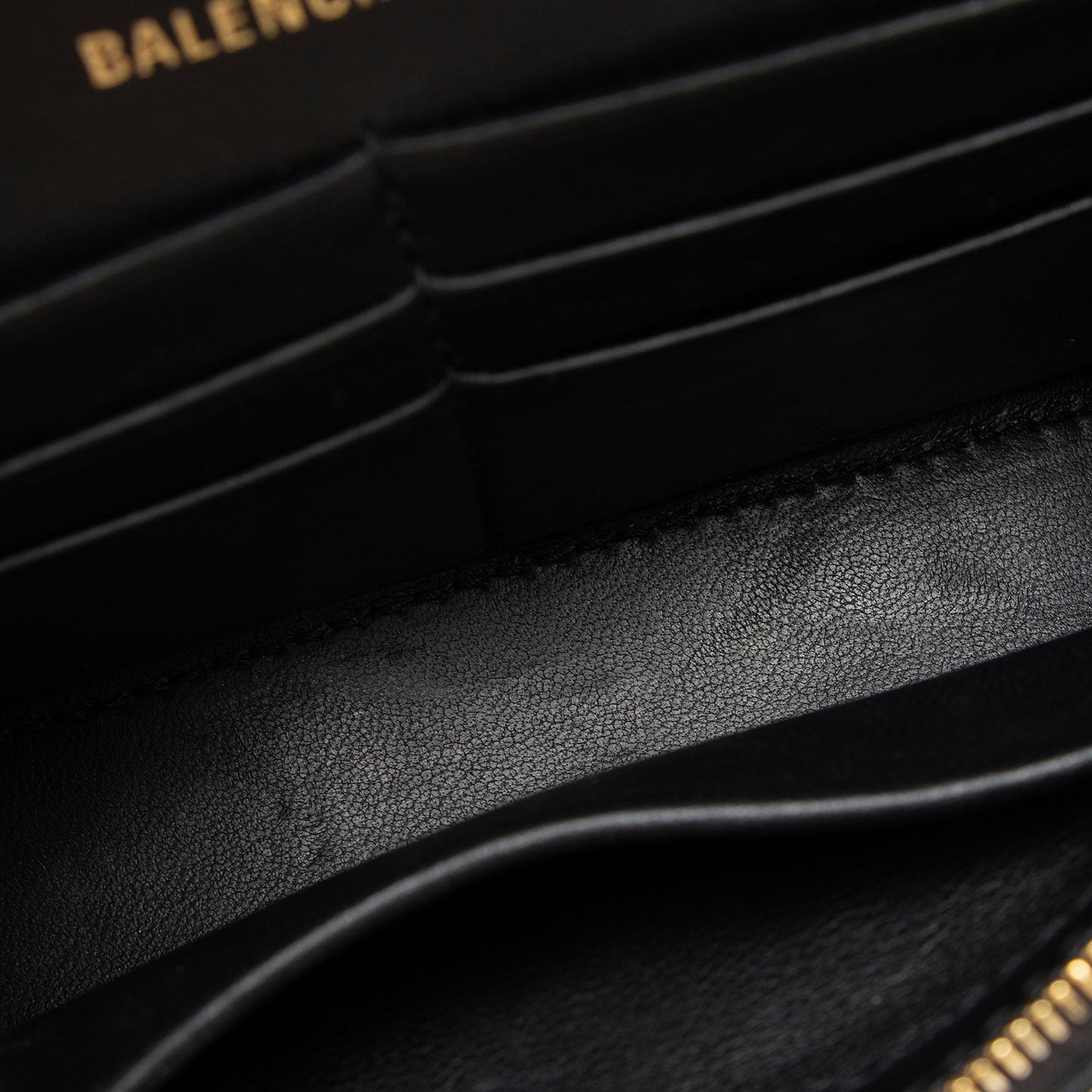 Luxury Balenciaga  Shiny Calfskin Hourglass Wallet on Chain Bag (SHF-PW1B0p)