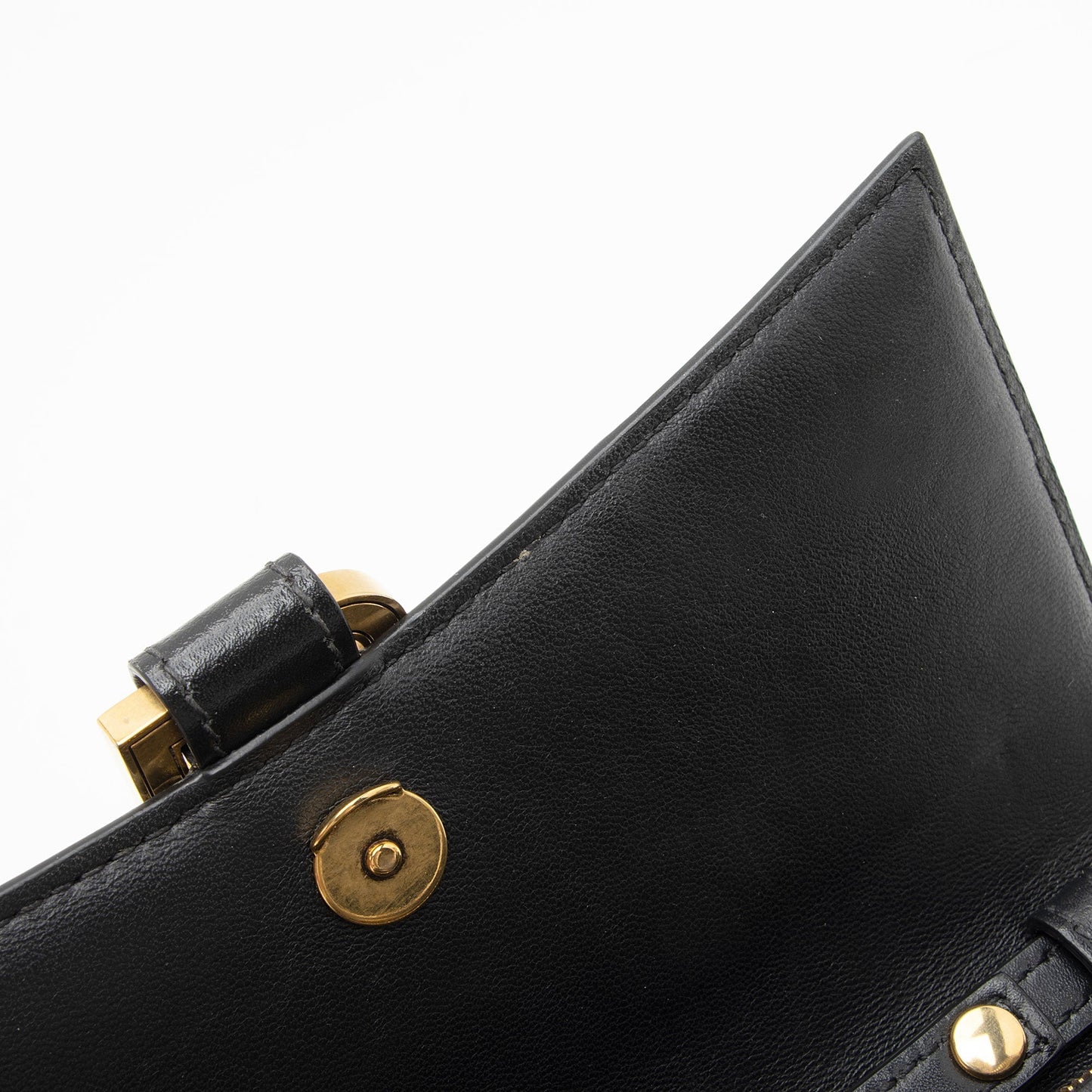 Luxury Balenciaga  Shiny Calfskin Hourglass Wallet on Chain Bag (SHF-PW1B0p)