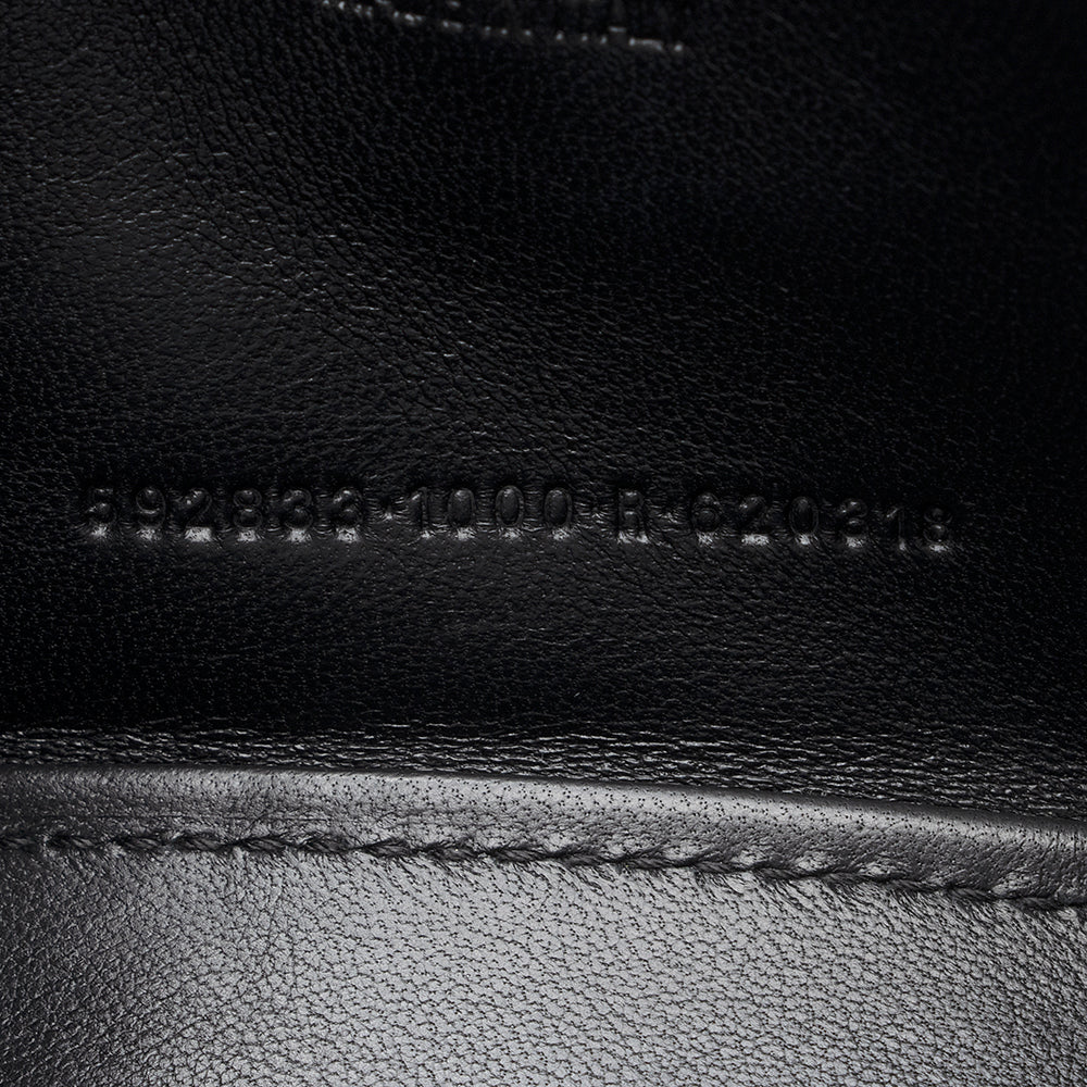 Luxury Balenciaga  Shiny Croc Embossed Calfskin Hourglass XS Satchel (SHF-20783)