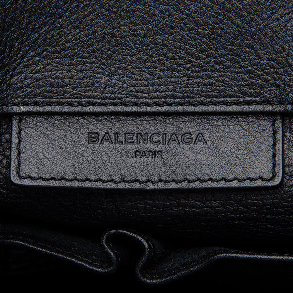 Luxury Balenciaga  Veau Leather Papier A4 Zip Around Tote (SHF-12250)