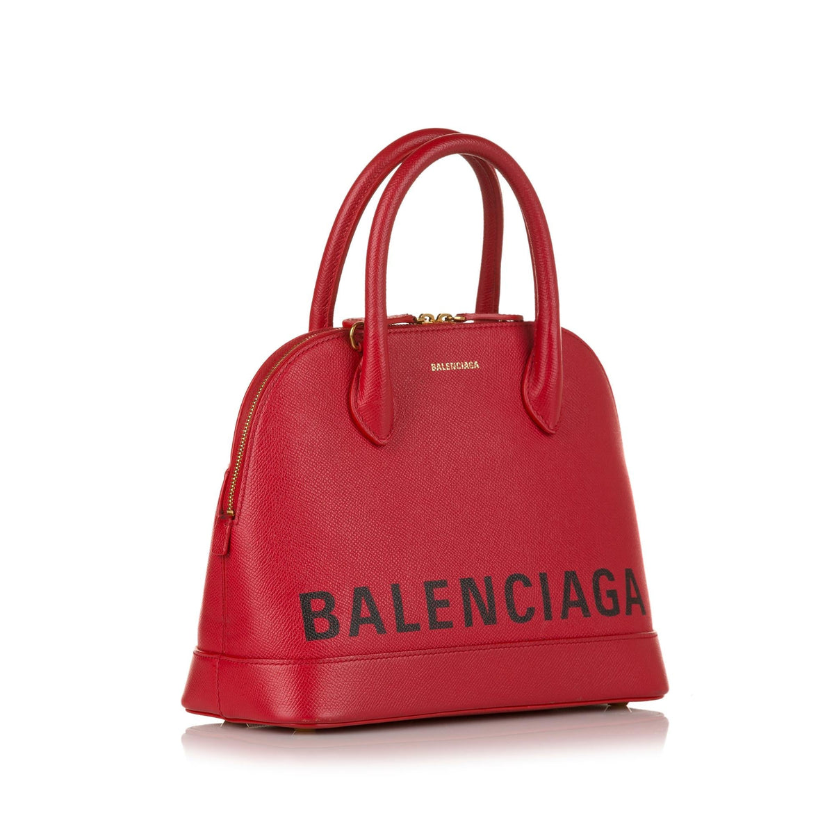Luxury Balenciaga  Ville Leather Satchel (SHG-37716)